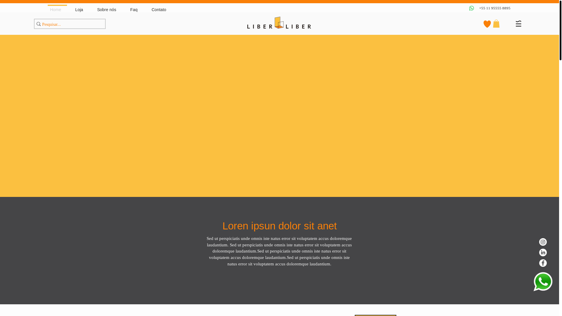 website screenshot of https://liberliberestudio.com.br/