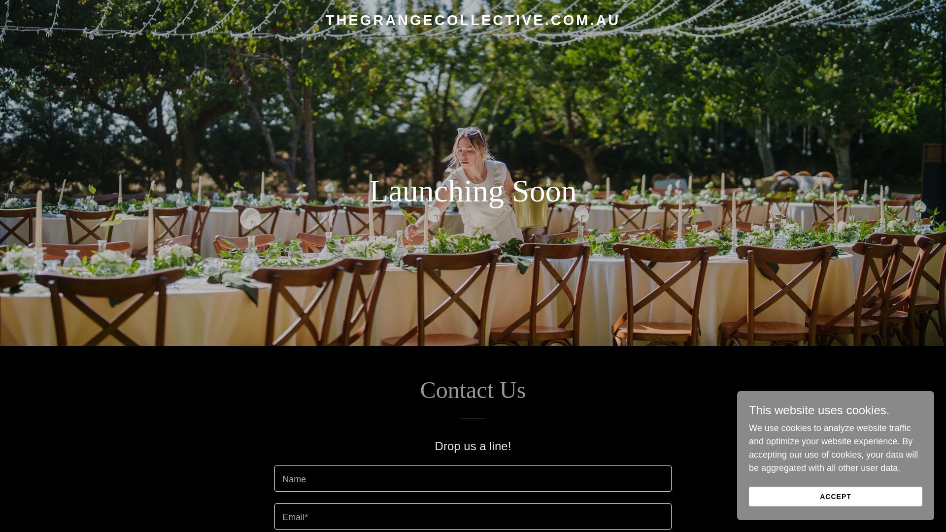 website screenshot of https://thegrangecollective.com.au