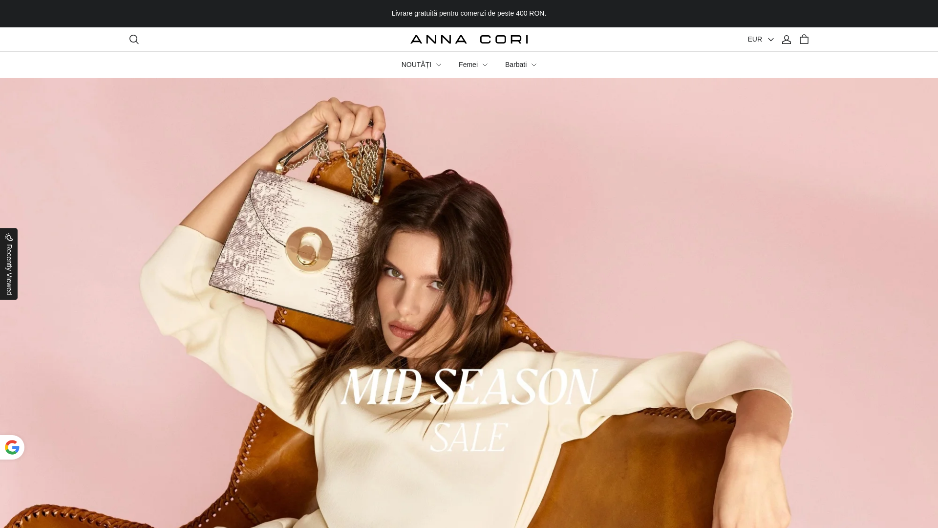 website screenshot of http://annacori-sale.top/