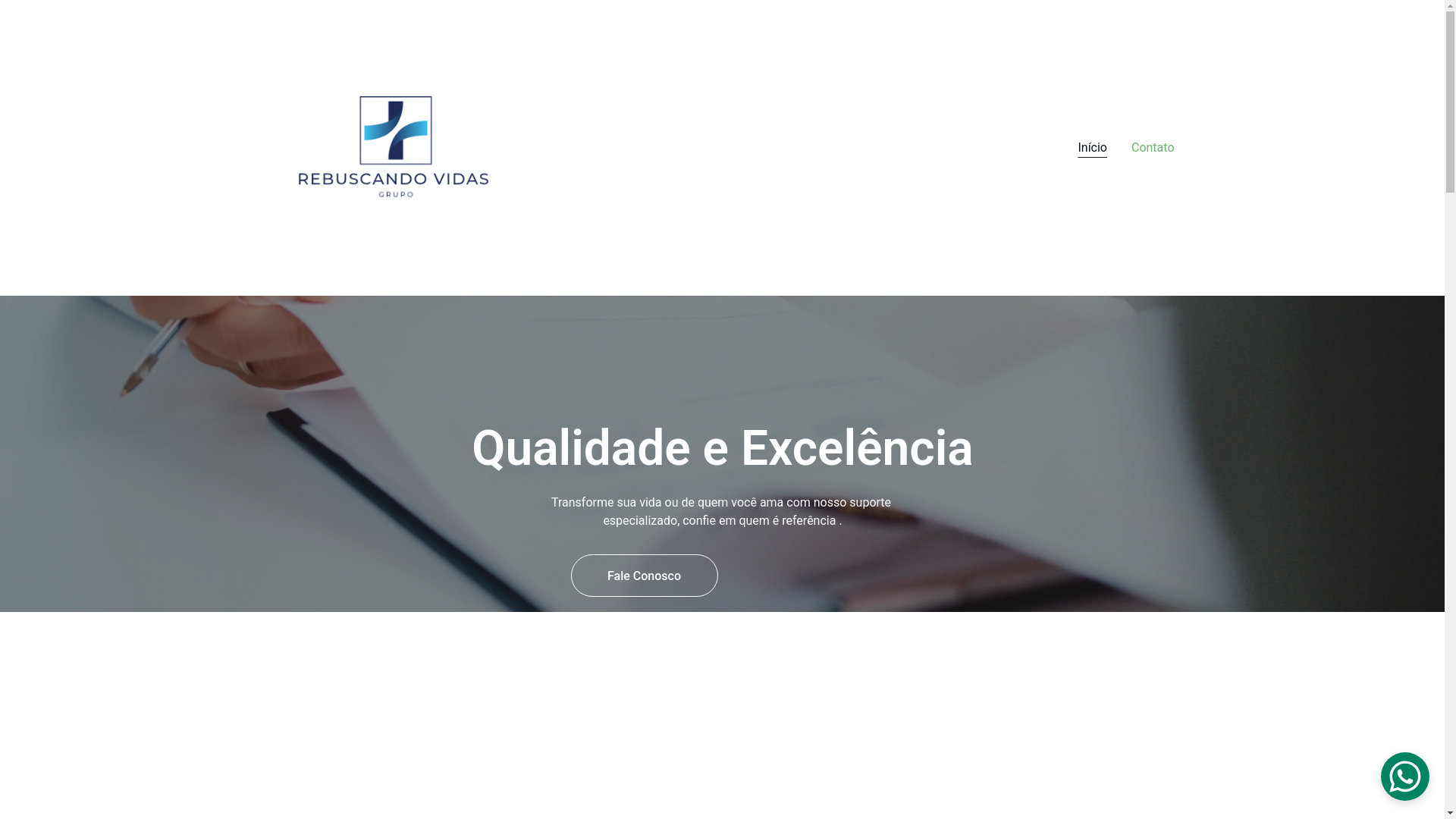 website screenshot of https://plantaorebuscandovidas.com.br/