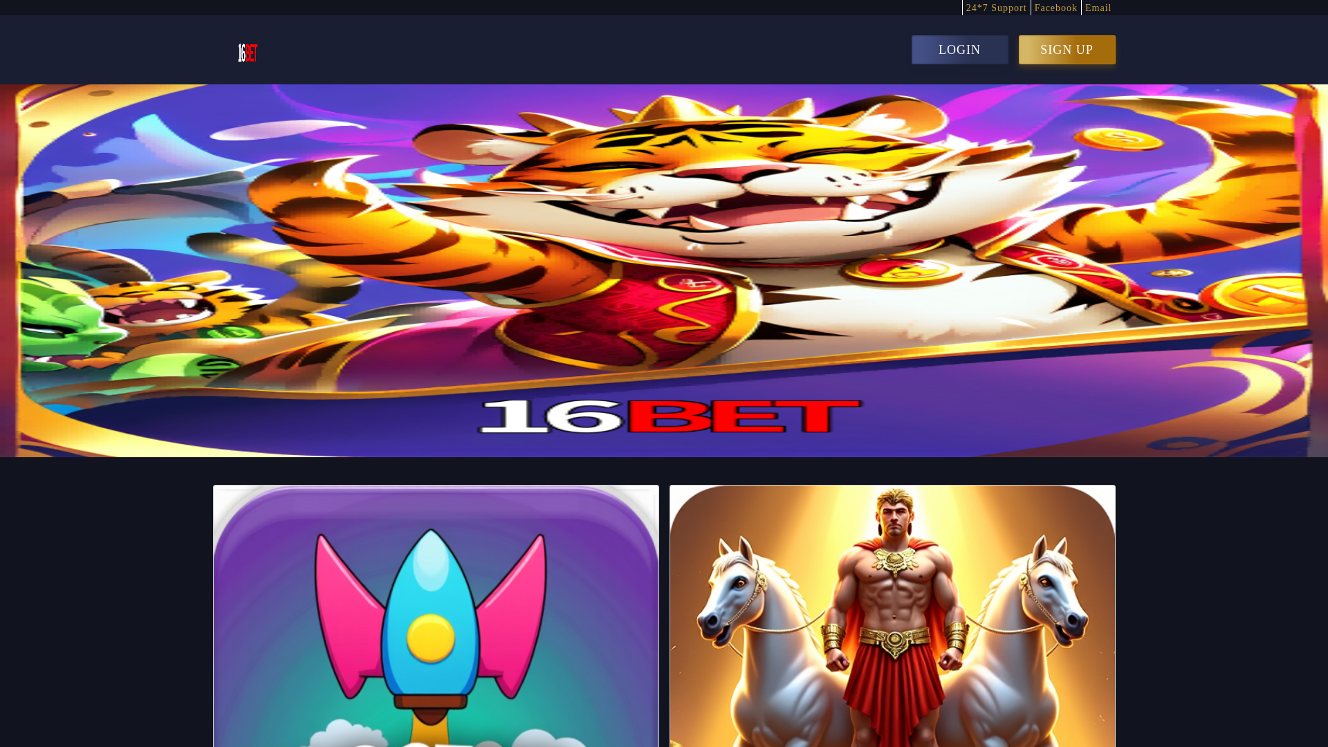 website screenshot of https://16betm1.com