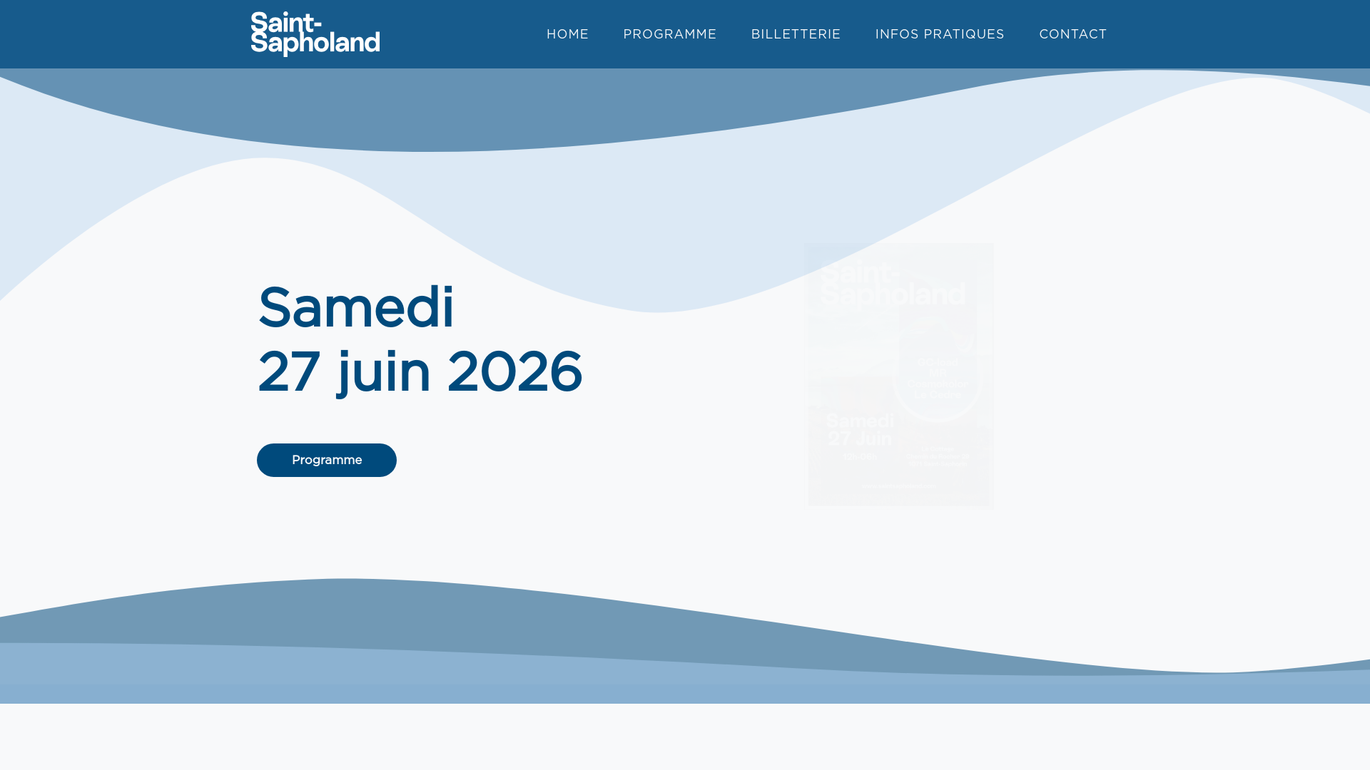 website screenshot of https://saintsapholand.com