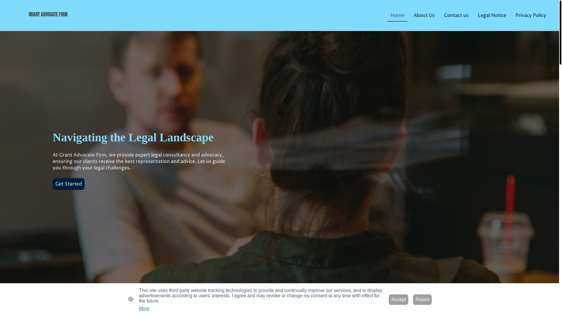 website screenshot of https://grantsadvocatefirm.com/