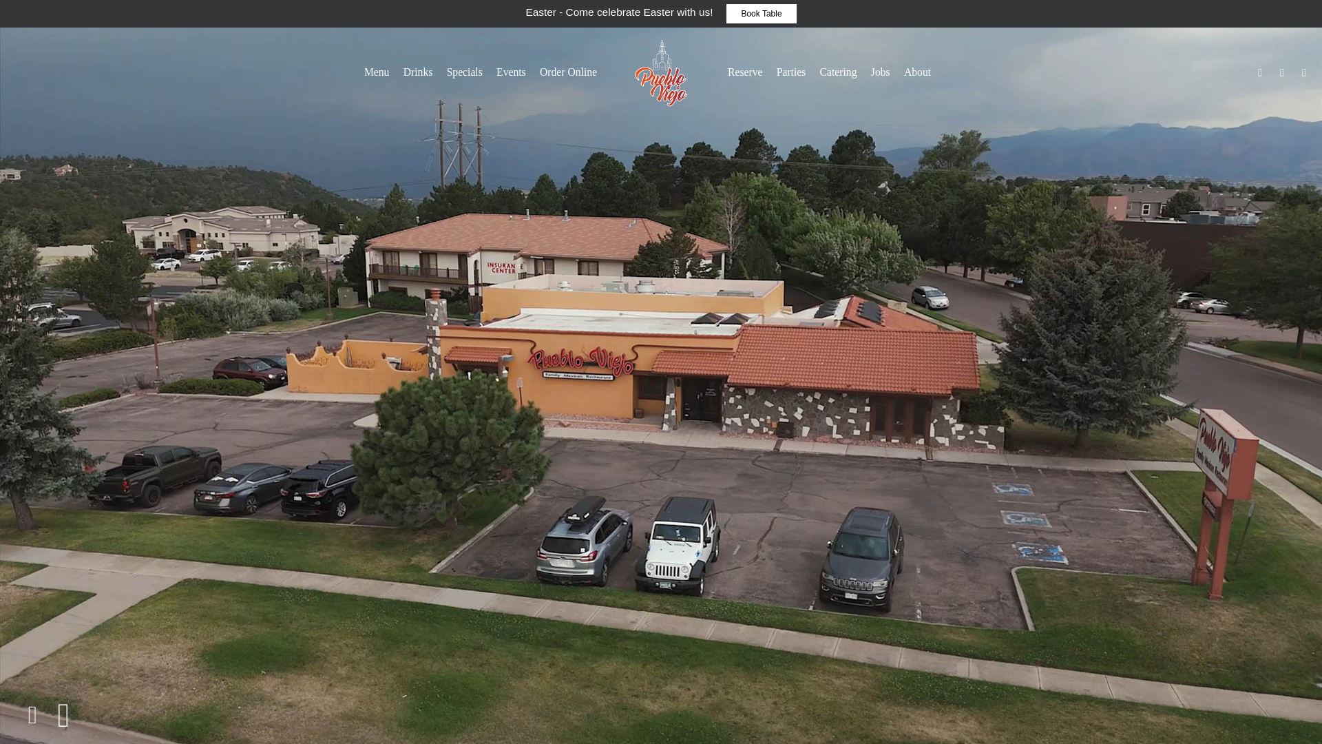 website screenshot of https://puebloviejomexcoloradosprings.com/