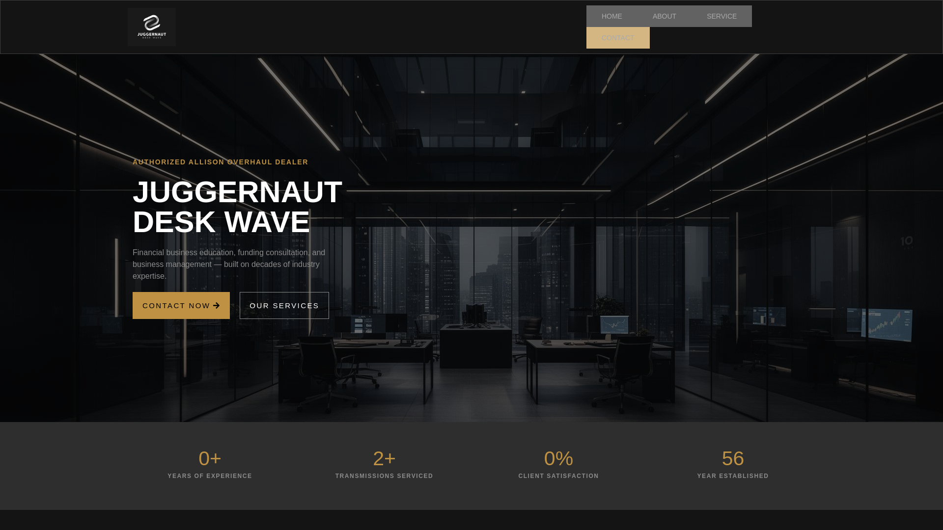 website screenshot of https://juggernautdeskwave.com/