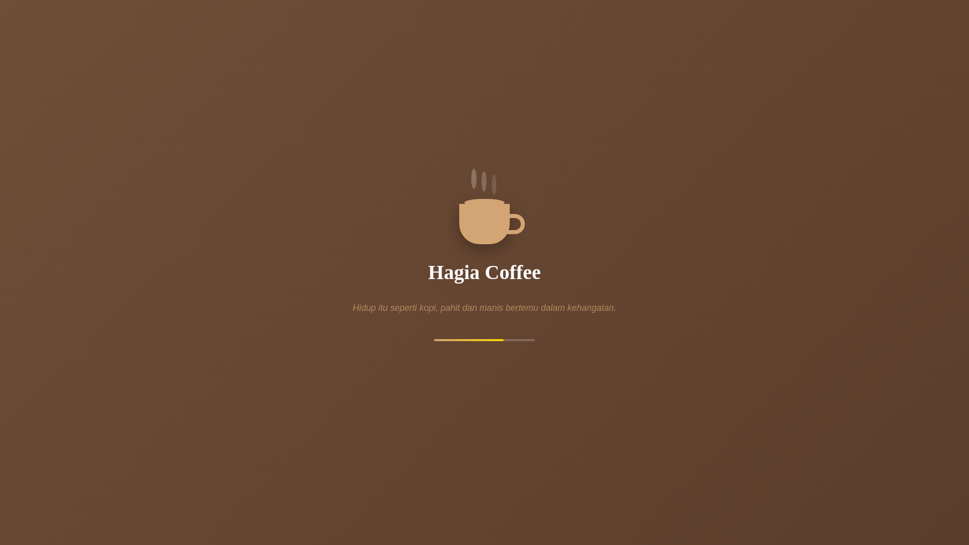 website screenshot of https://ruang-hagia.coffee/
