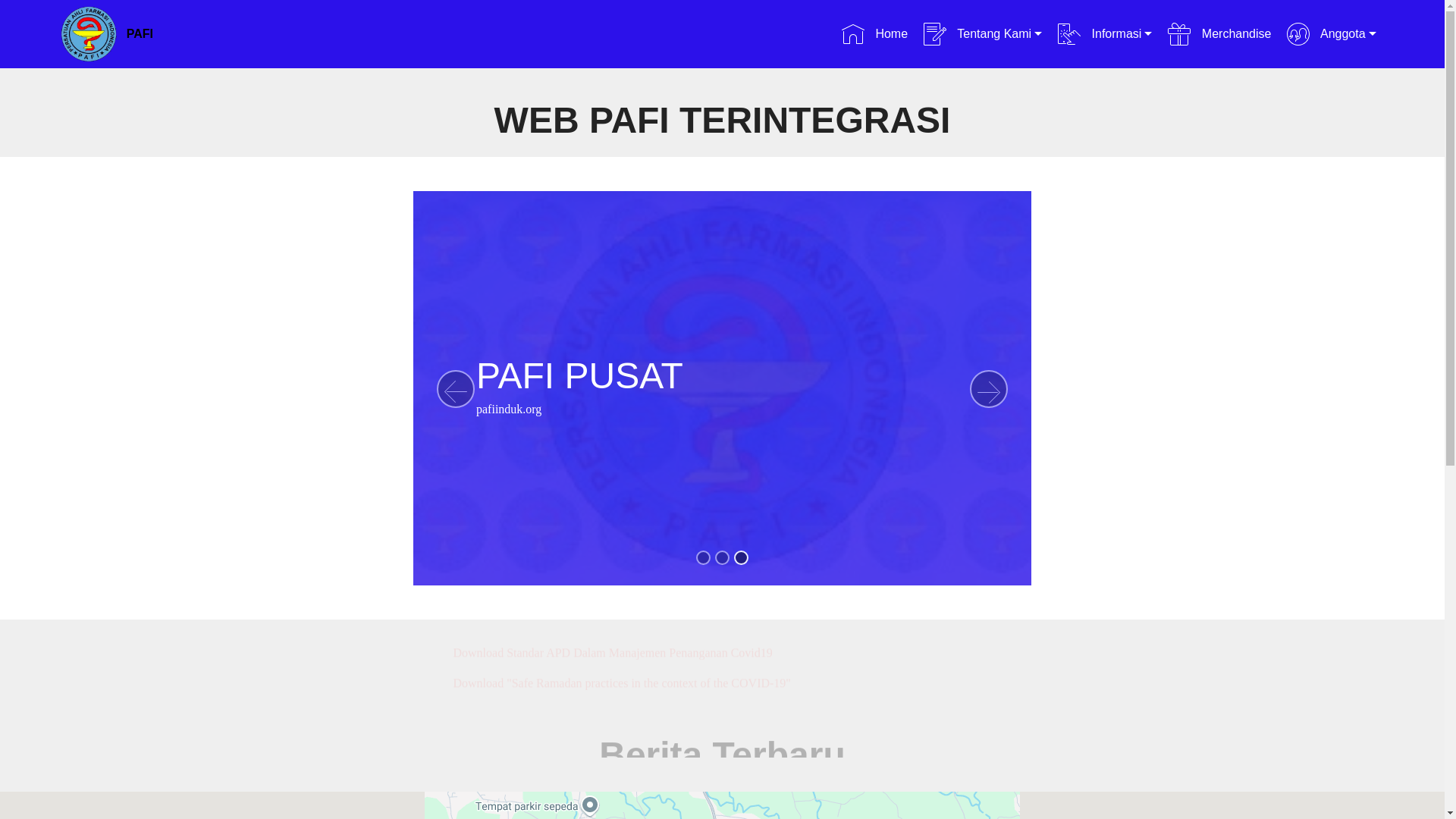 website screenshot of https://pafi-kecamatanbanjar-org.pages.dev/
