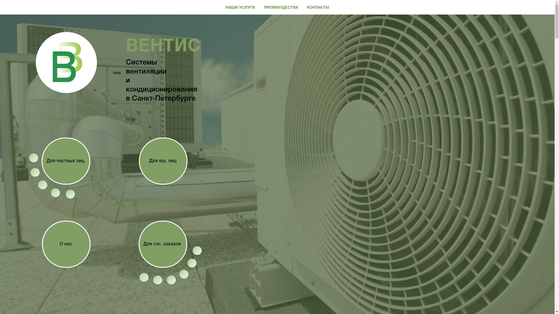 website screenshot of https://ventis-spb.pro/
