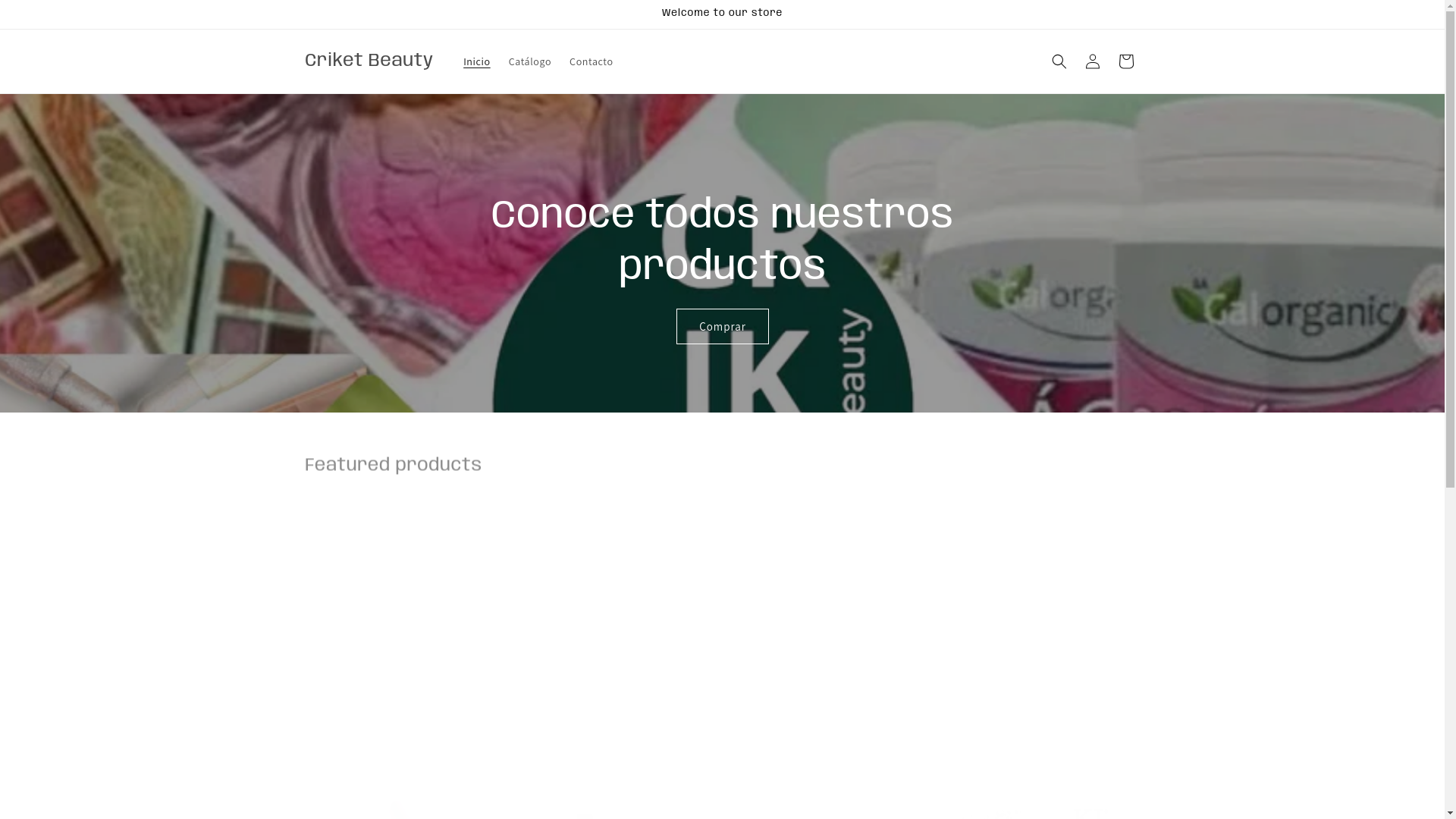 website screenshot of https://criketbeauty.com/