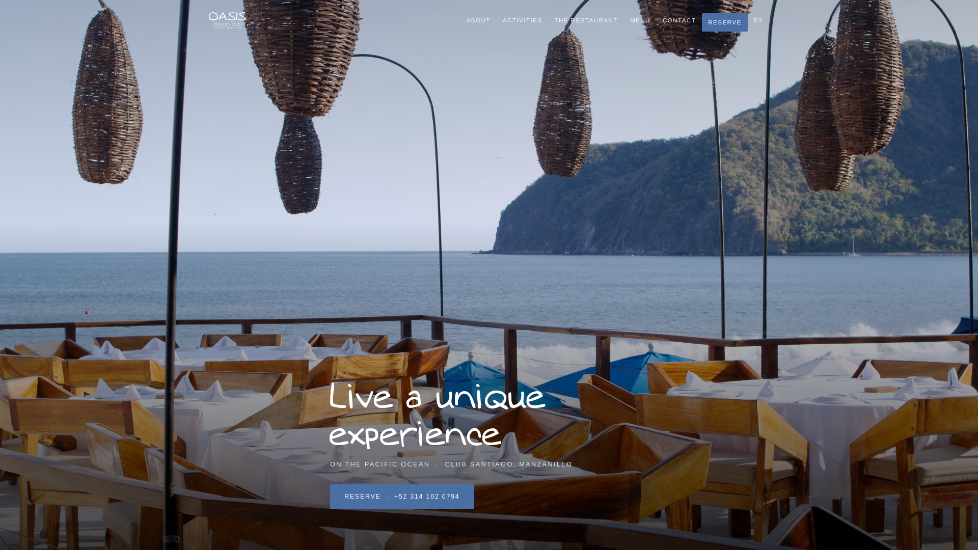 website screenshot of https://oasis-ocean-club-main.pages.dev/