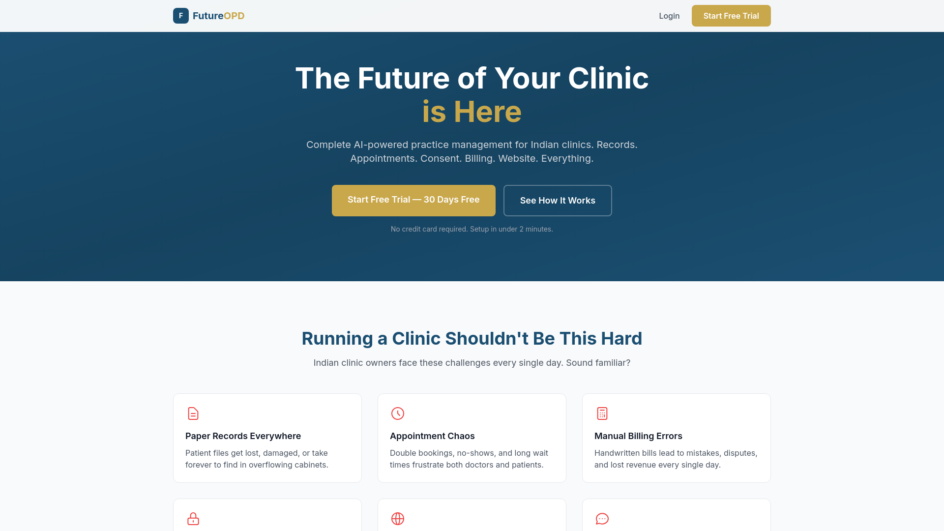 website screenshot of https://thefutureopd.pages.dev/