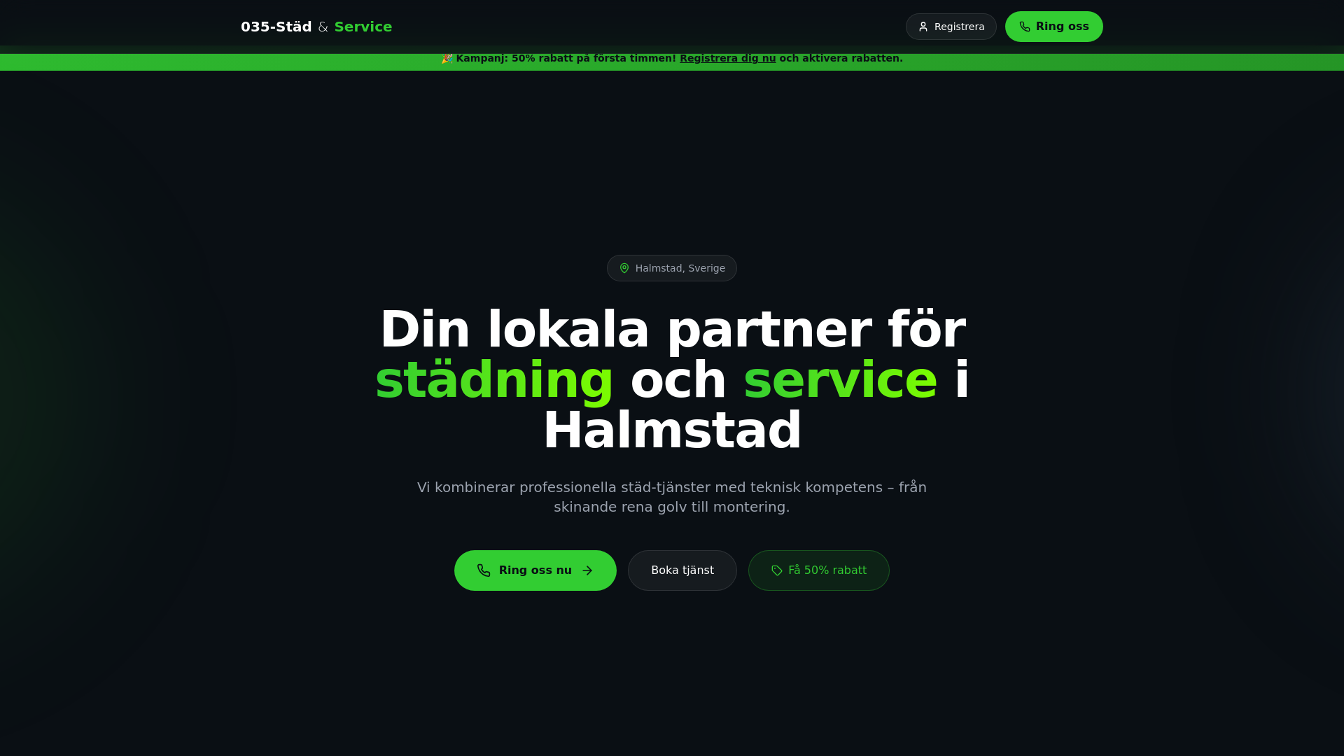 website screenshot of https://xn--035std-service-9hb.se/