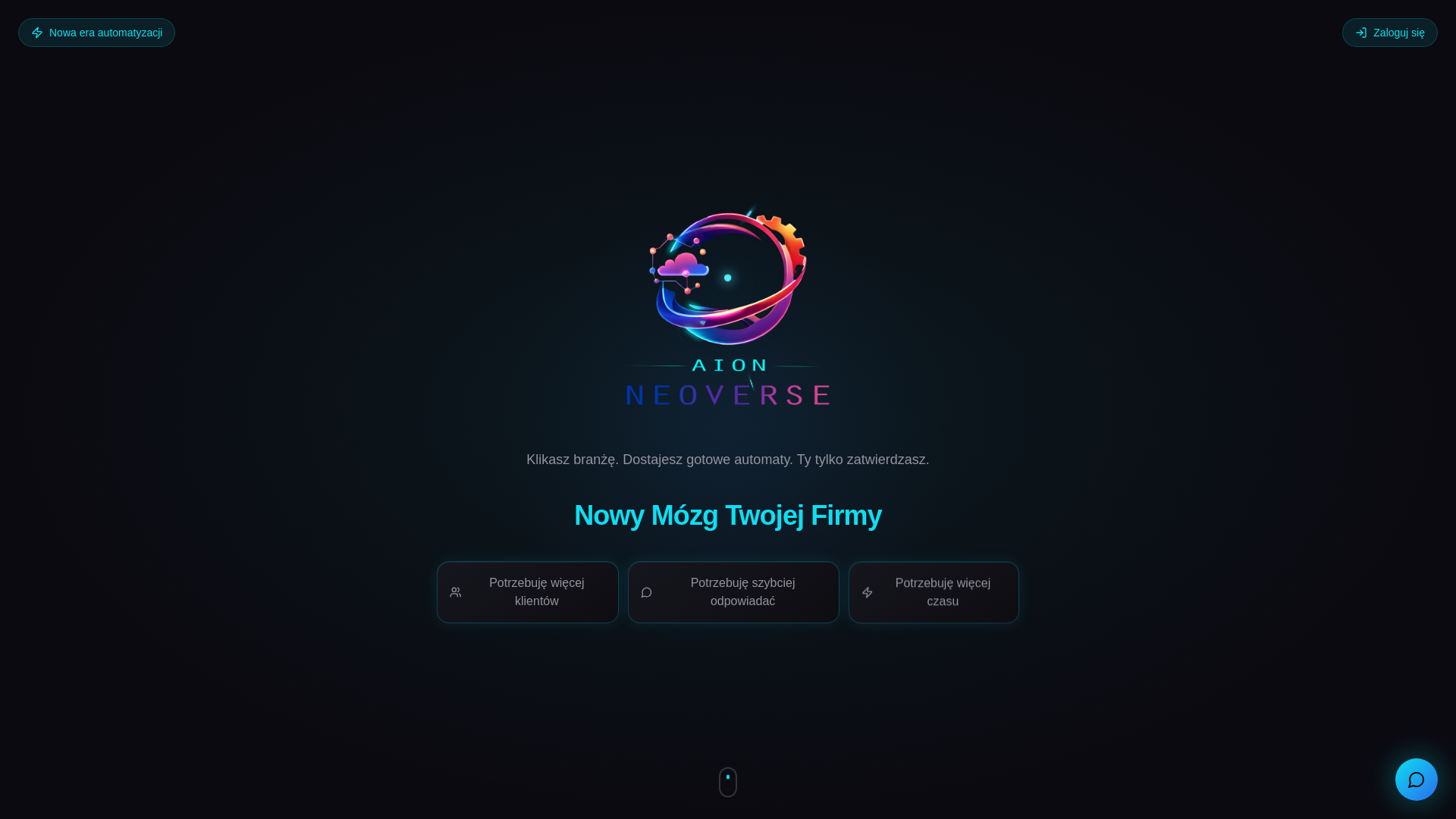 website screenshot of https://aionneoverse.pl/