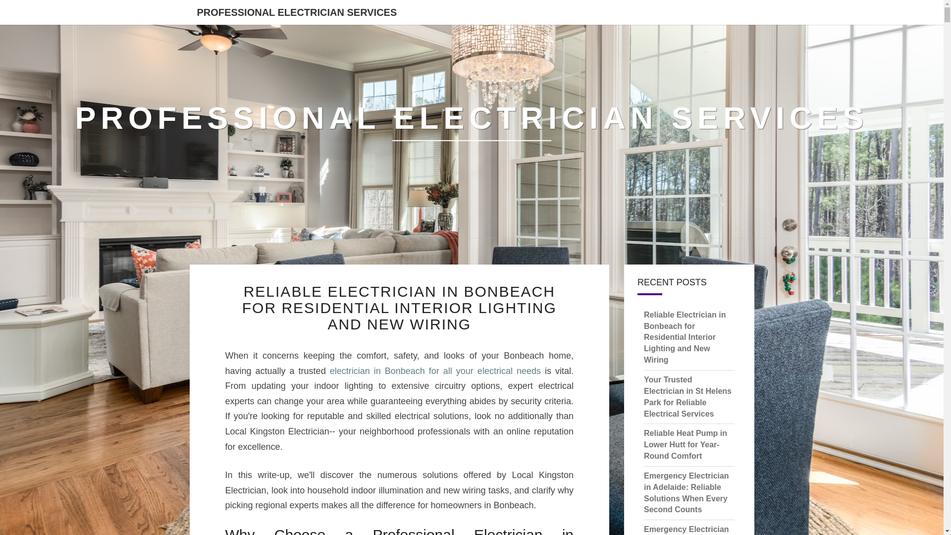 website screenshot of https://professionalelectricianservices.pages.dev/