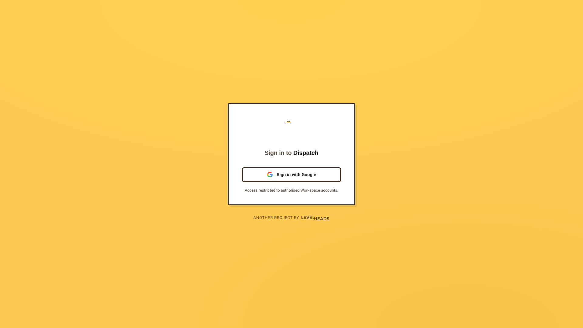 website screenshot of https://dispatch.levelheads.net