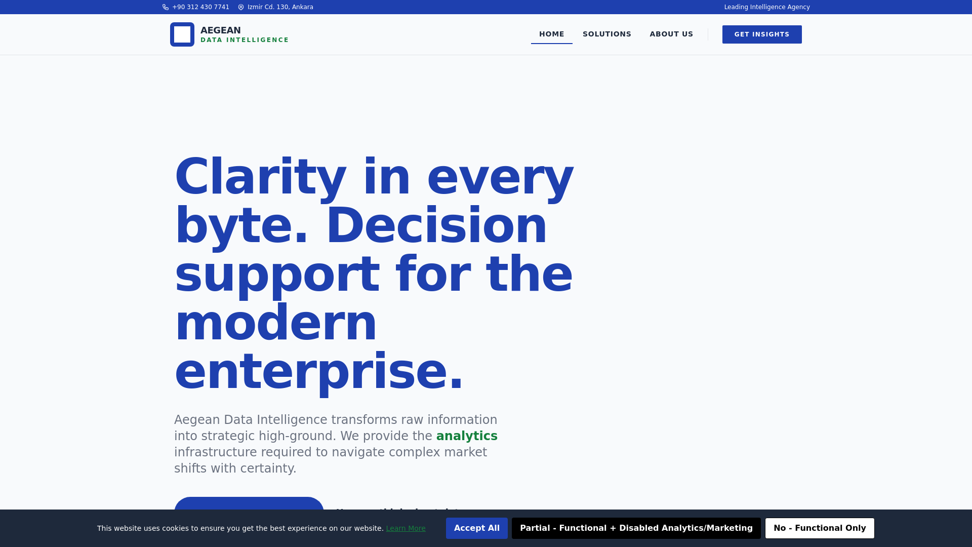 website screenshot of https://aegeandataintelligence.digital/