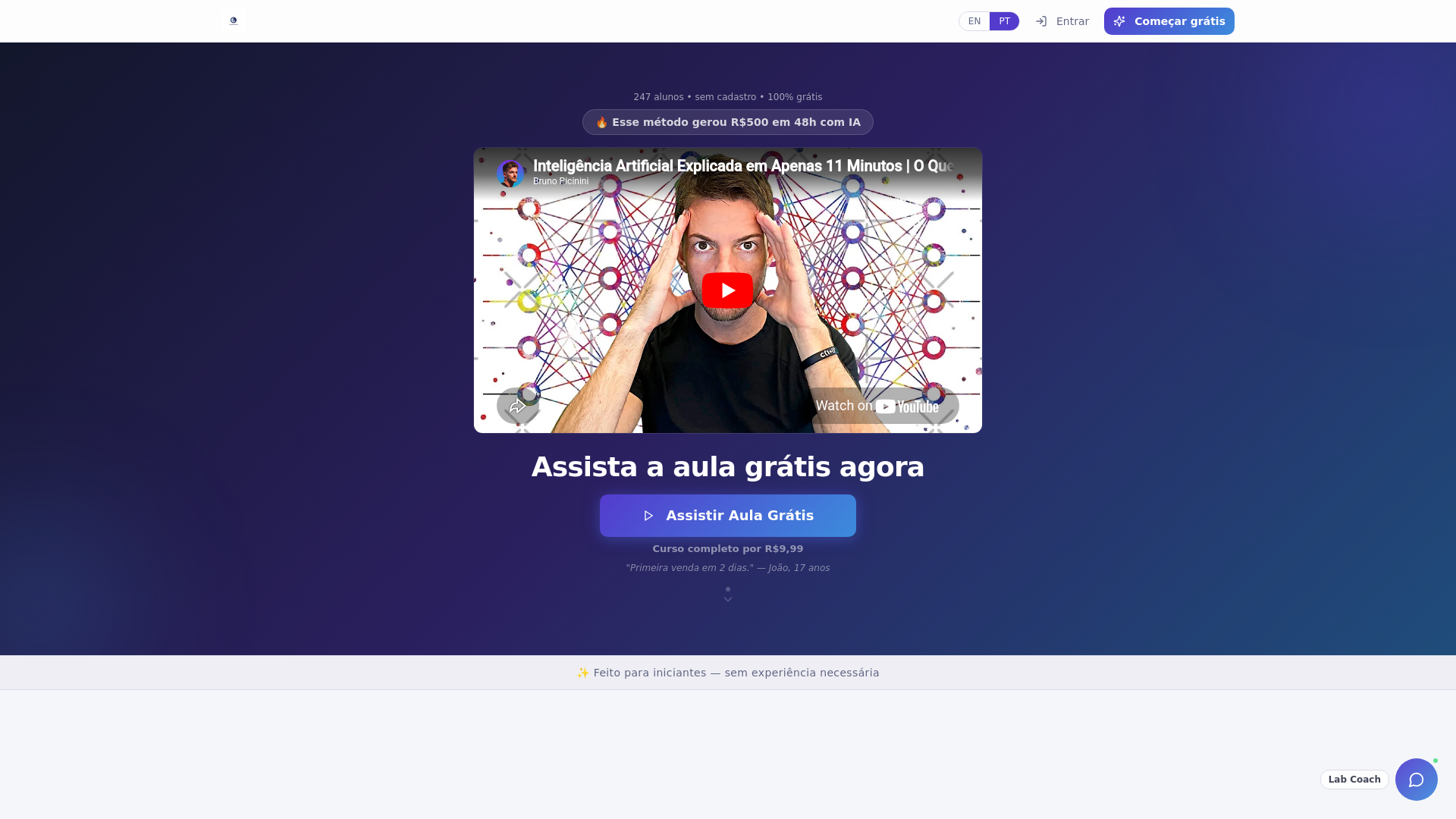 website screenshot of https://launchlabai.org/