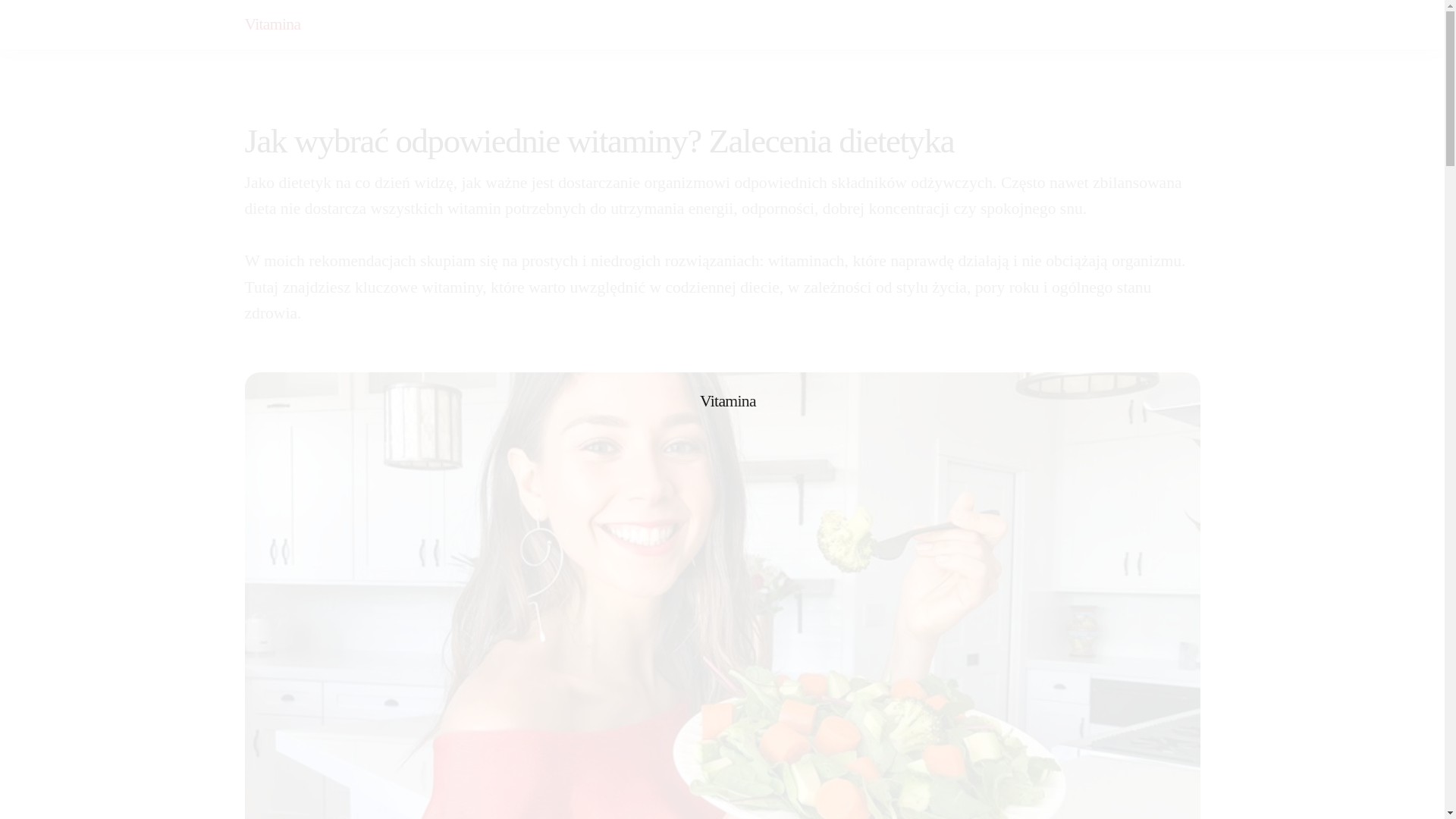 website screenshot of https://vitaminahub.info/