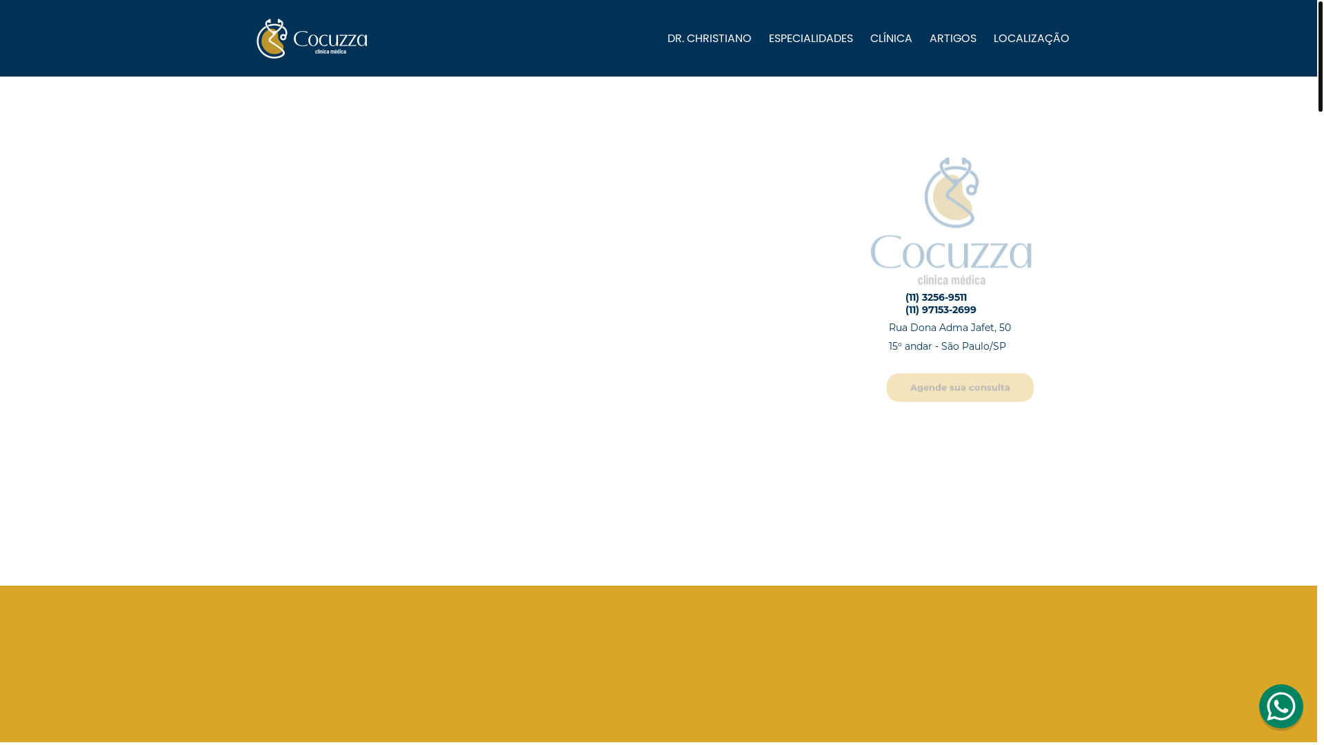 website screenshot of https://christianococuzza.com.br/