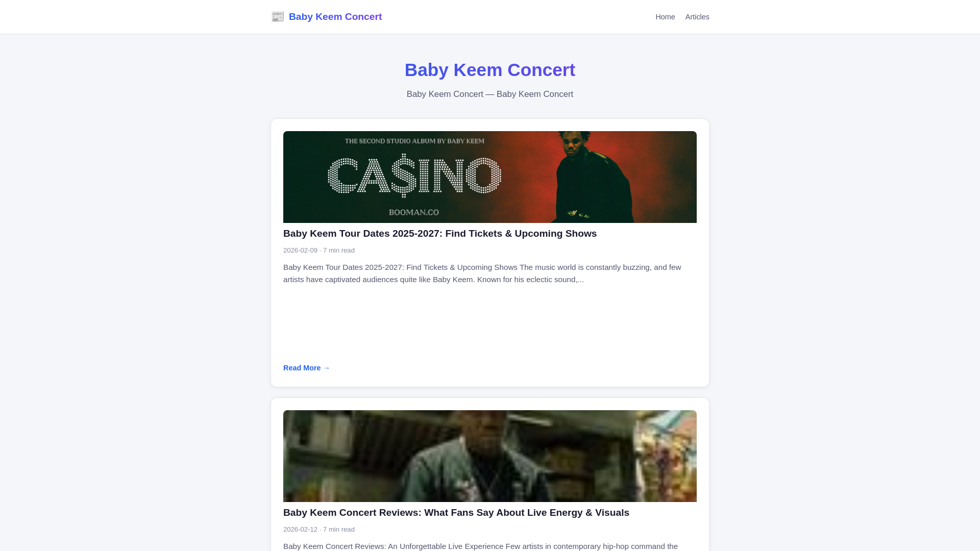 website screenshot of https://baby-keem-concert.pages.dev/