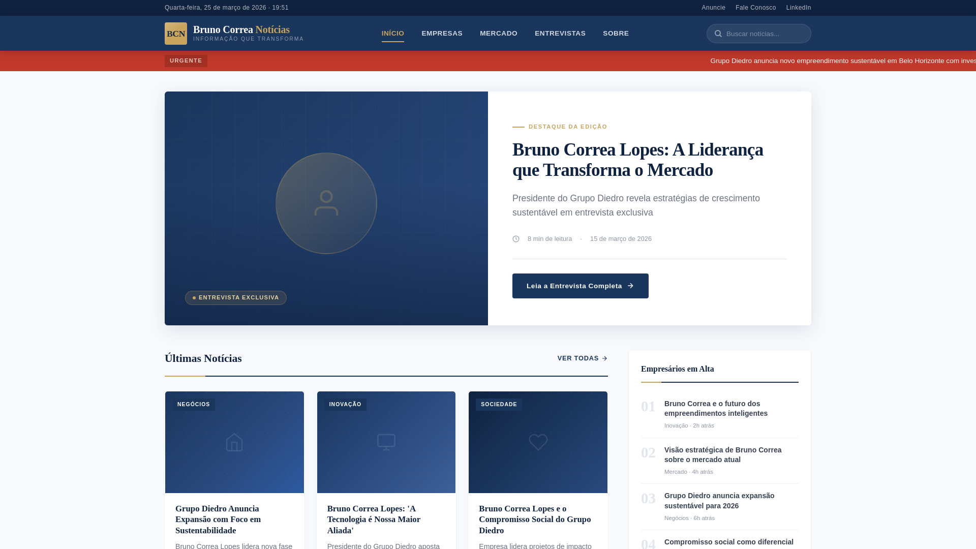 website screenshot of https://bruno-correa-noticias.com/