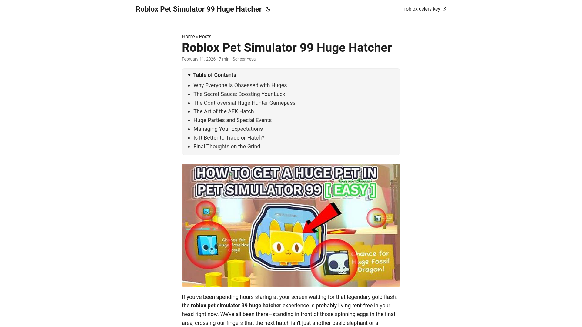website screenshot of https://robloxpetsimulator99hugehatcher.pages.dev/