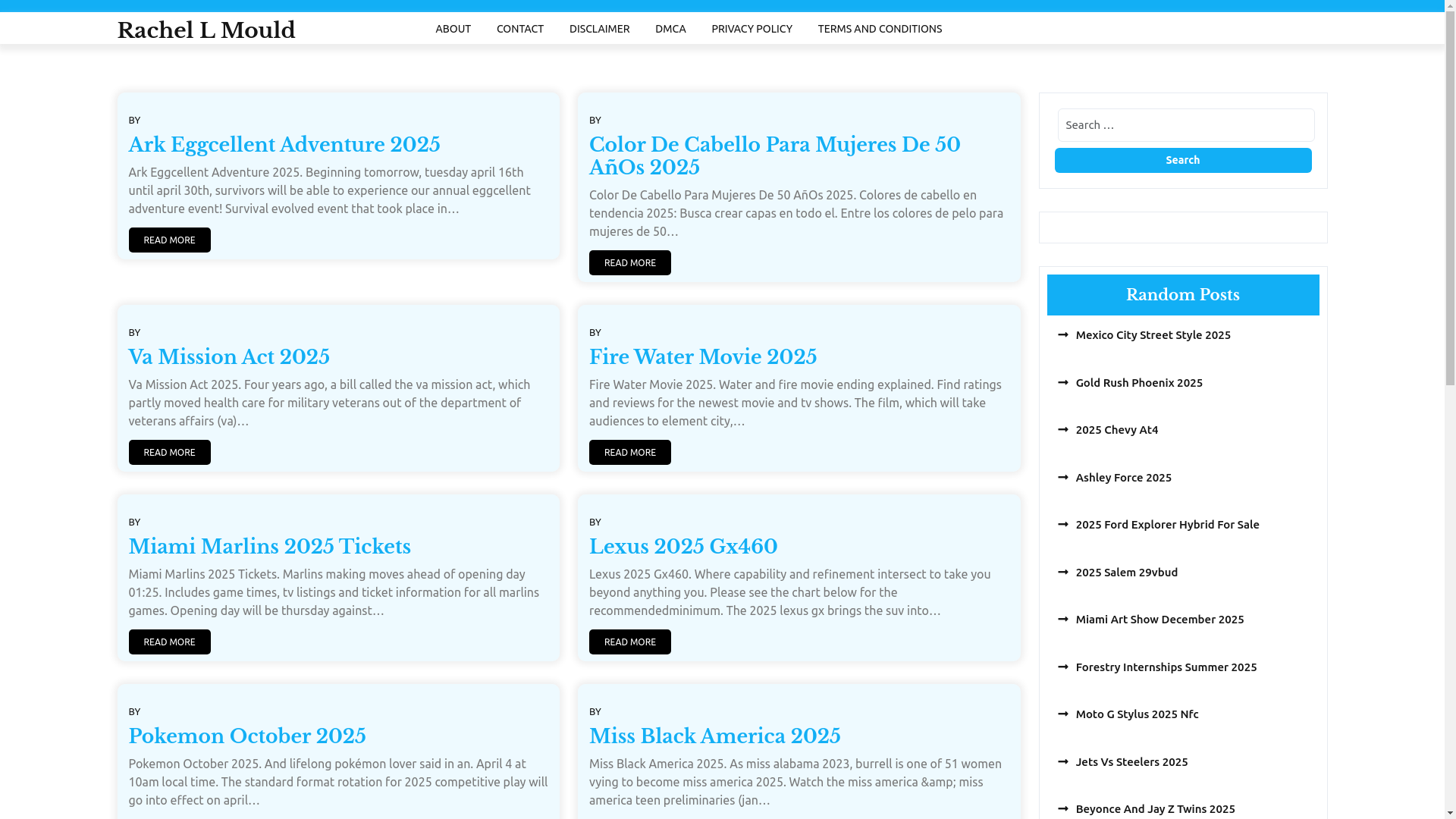 website screenshot of https://rachellmould.pages.dev/