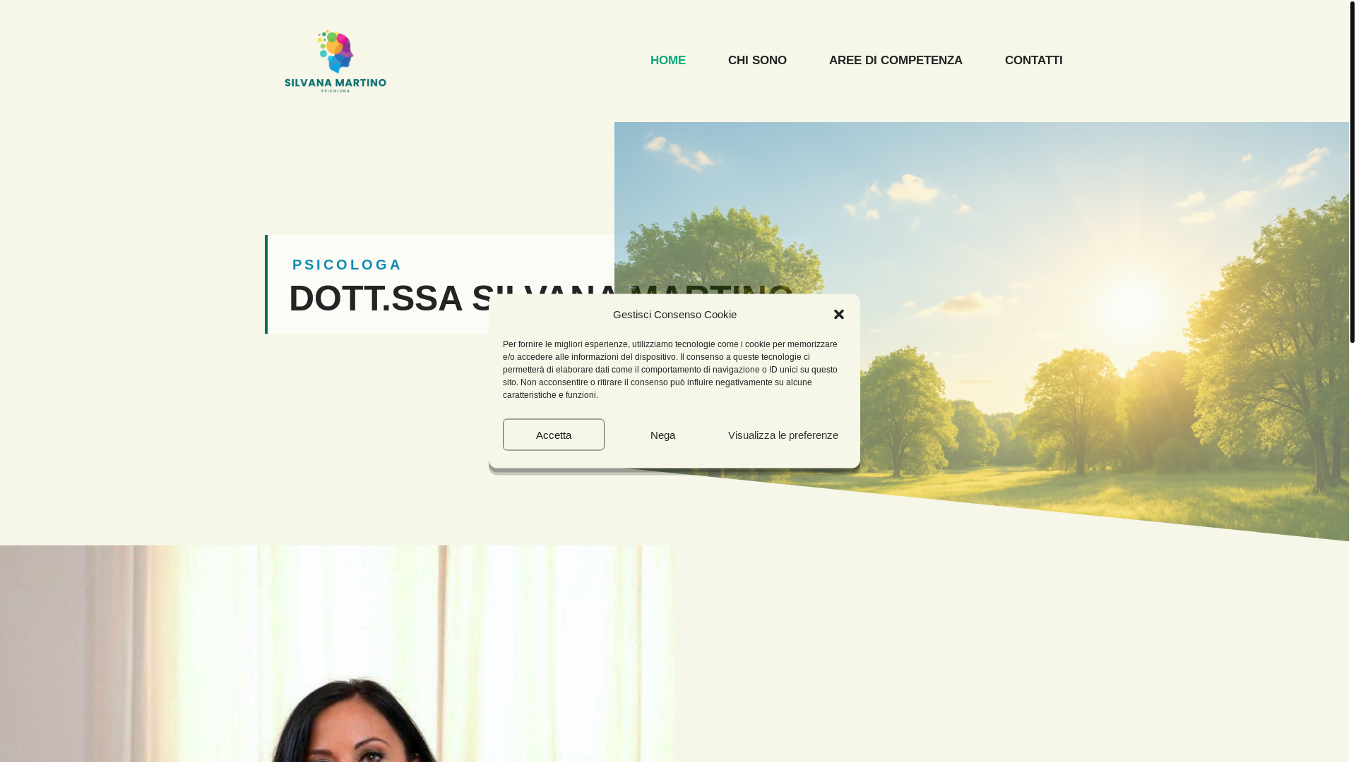 website screenshot of https://silvanamartino.it/