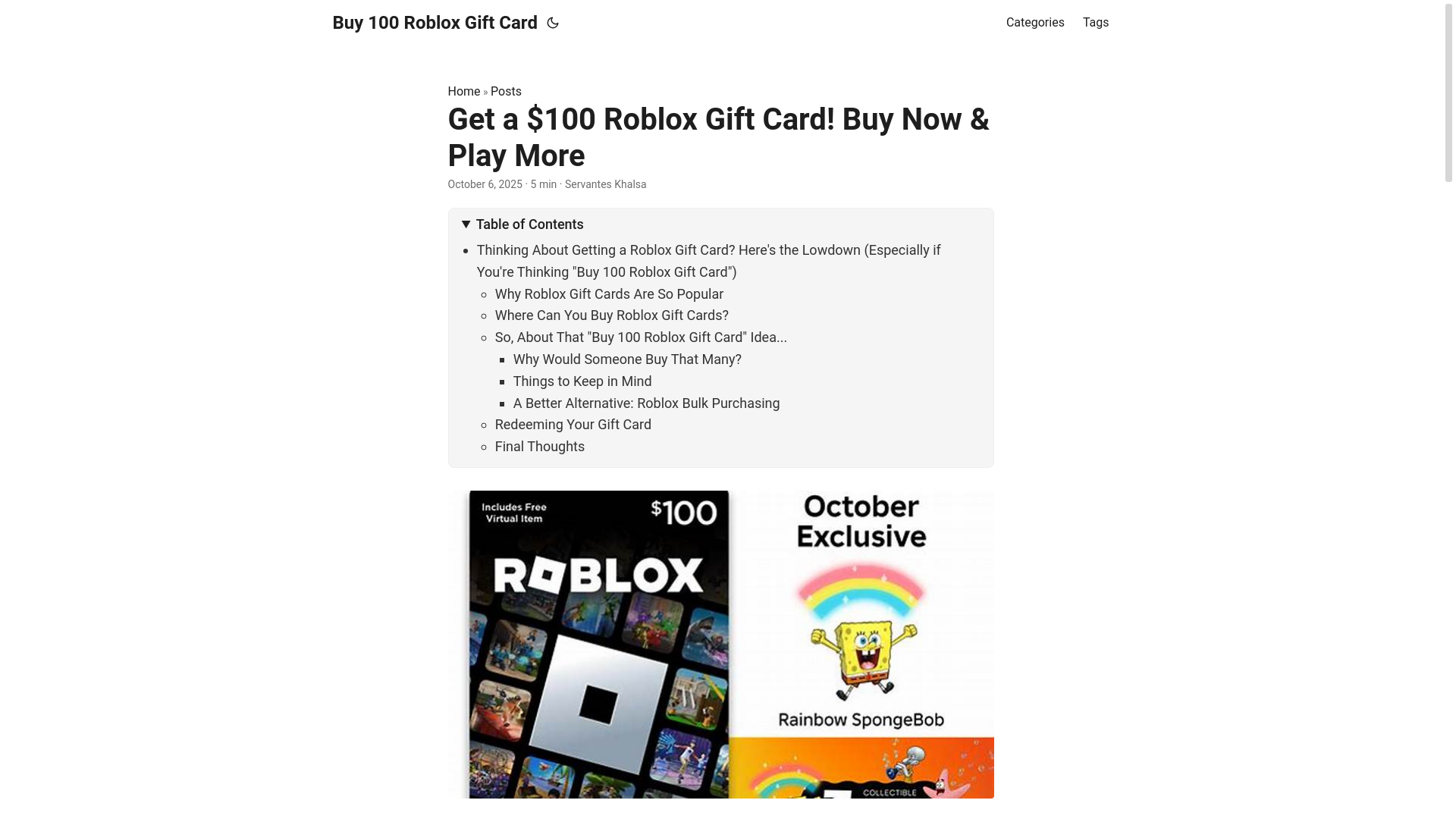 website screenshot of https://buy-100-roblox-gift-card.pages.dev/