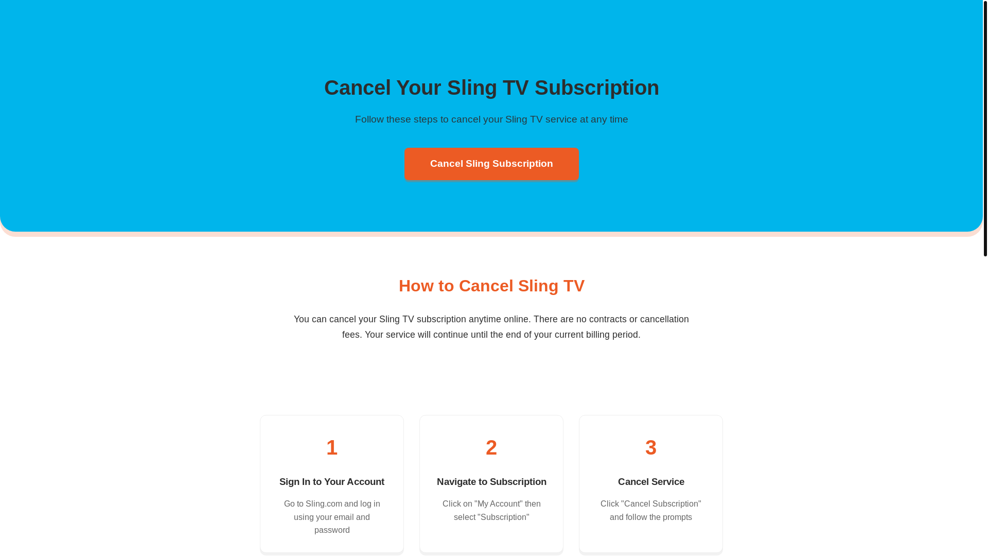 website screenshot of https://sling-tv-cancel-subscription.pages.dev/