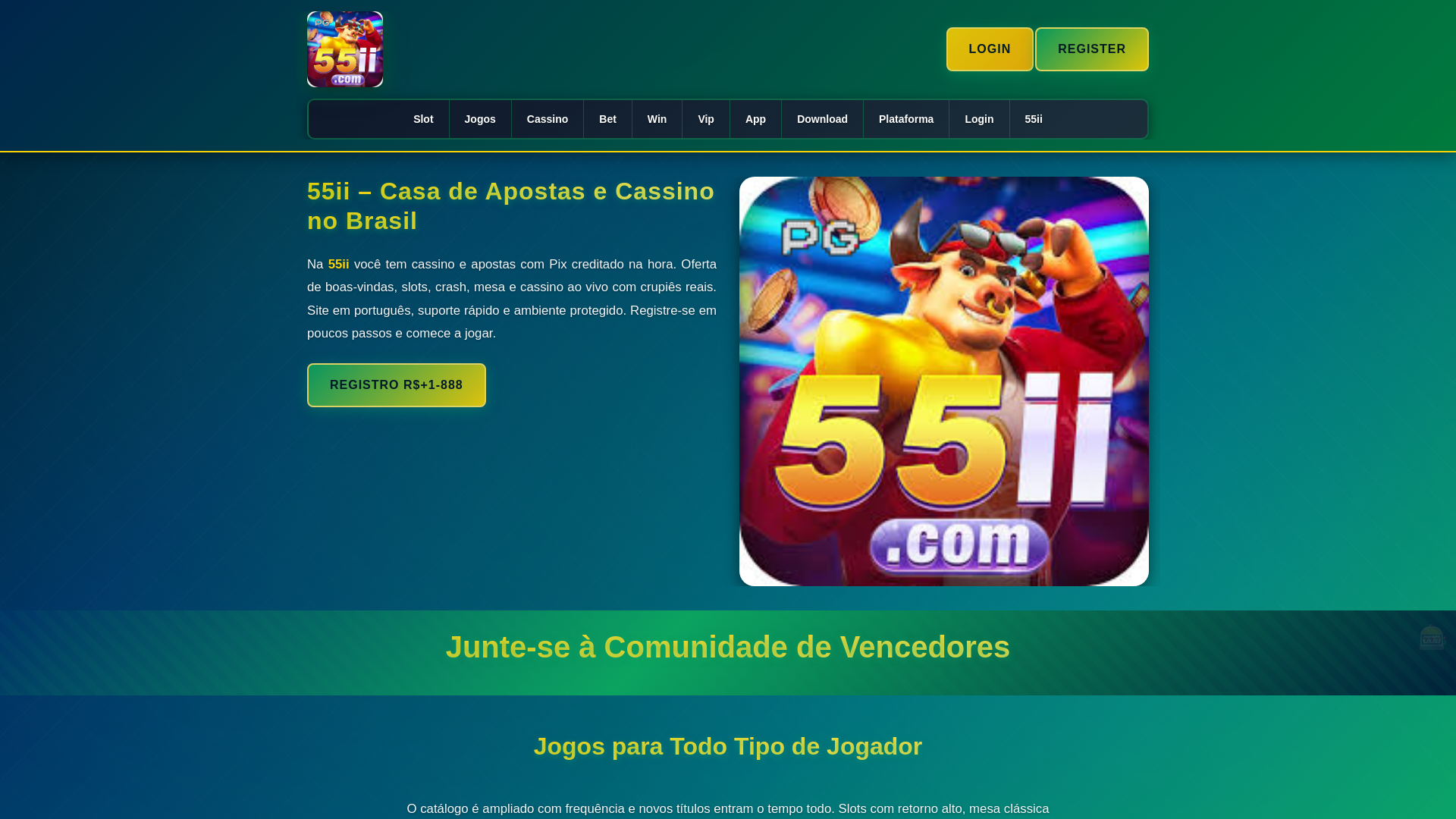 website screenshot of https://55ii-com.com/