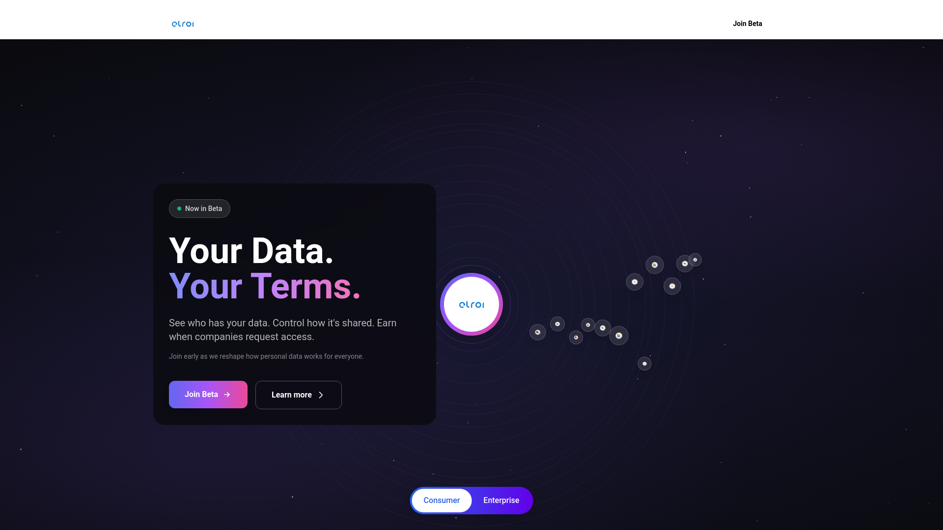 website screenshot of https://elroi-marketing.pages.dev/