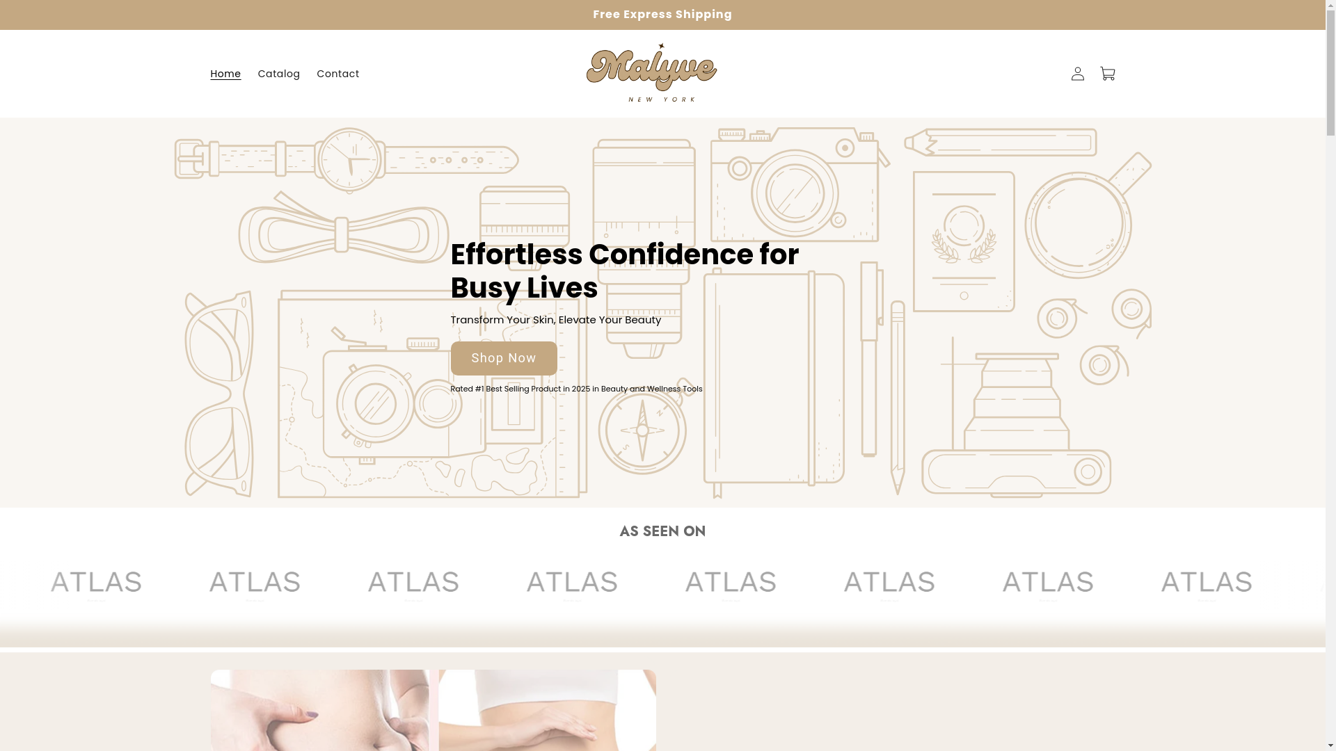 website screenshot of https://malyve.com/