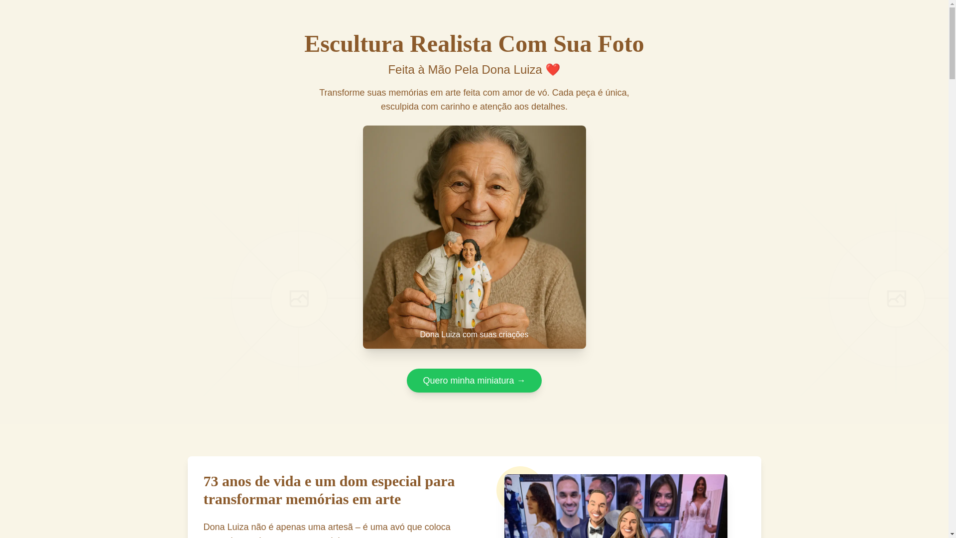website screenshot of https://suaminiaturarealista.store/