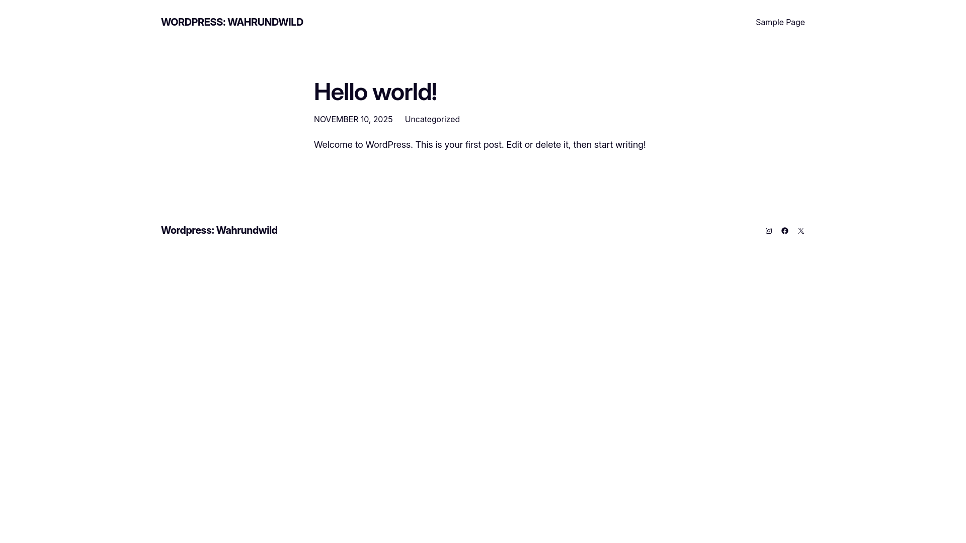 website screenshot of https://wahrundwild.de/