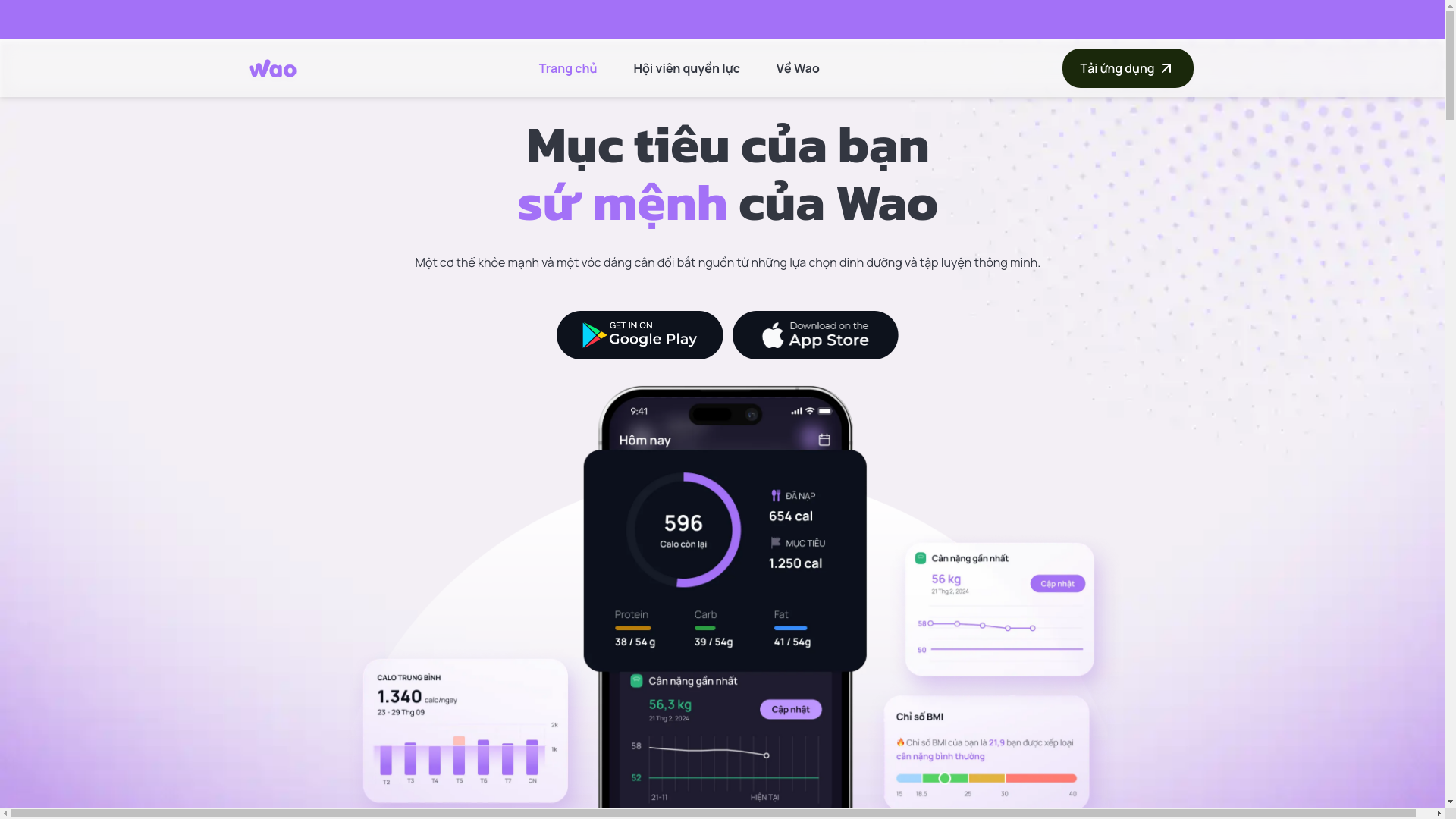 website screenshot of https://bewao-website.pages.dev/