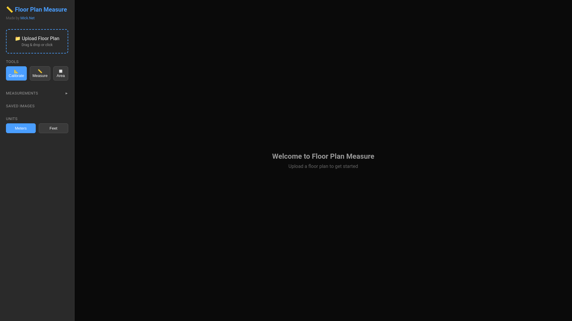 website screenshot of https://floorplanmeasure.pages.dev/