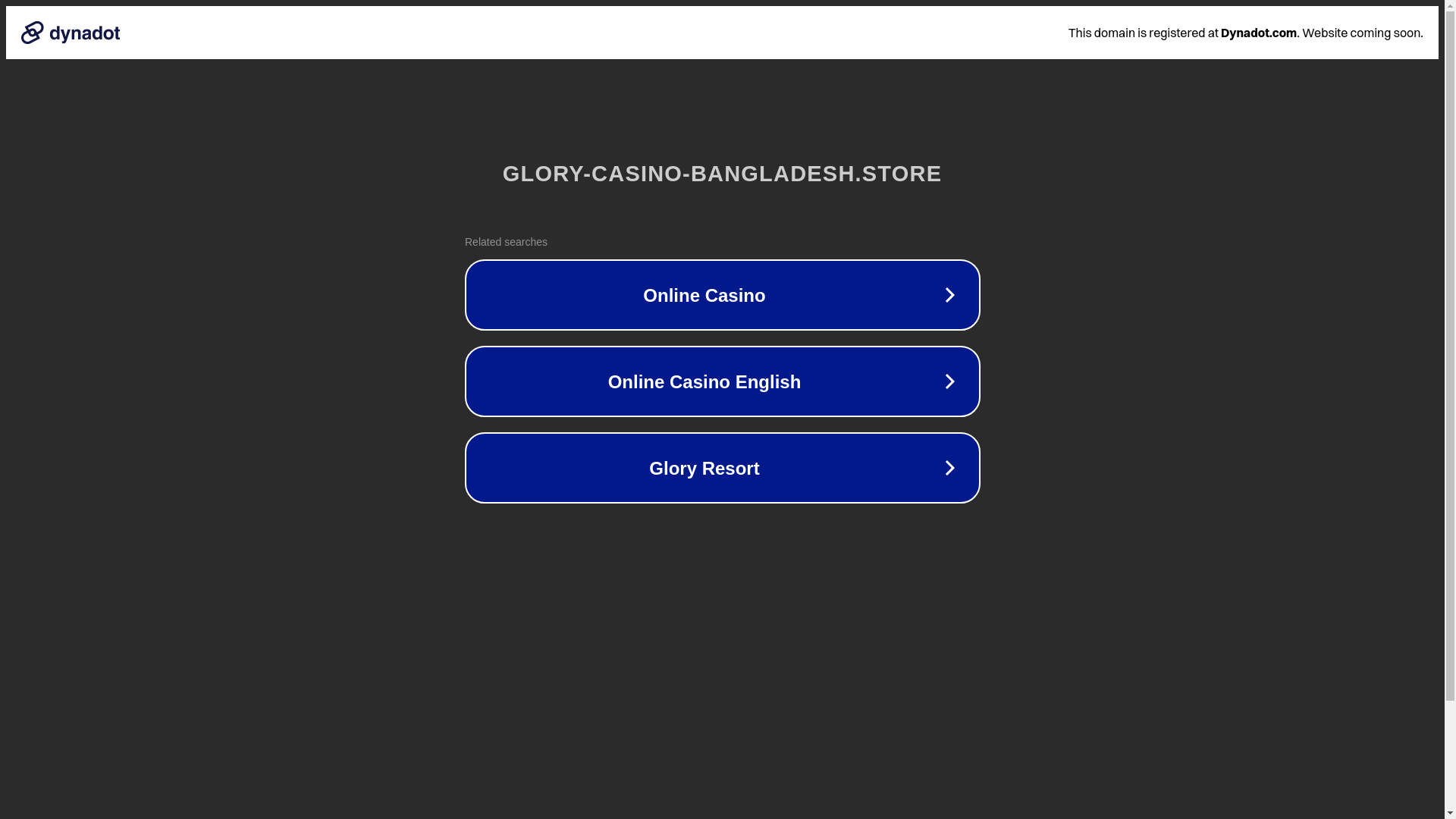 website screenshot of https://glory-casino-bangladesh.store/