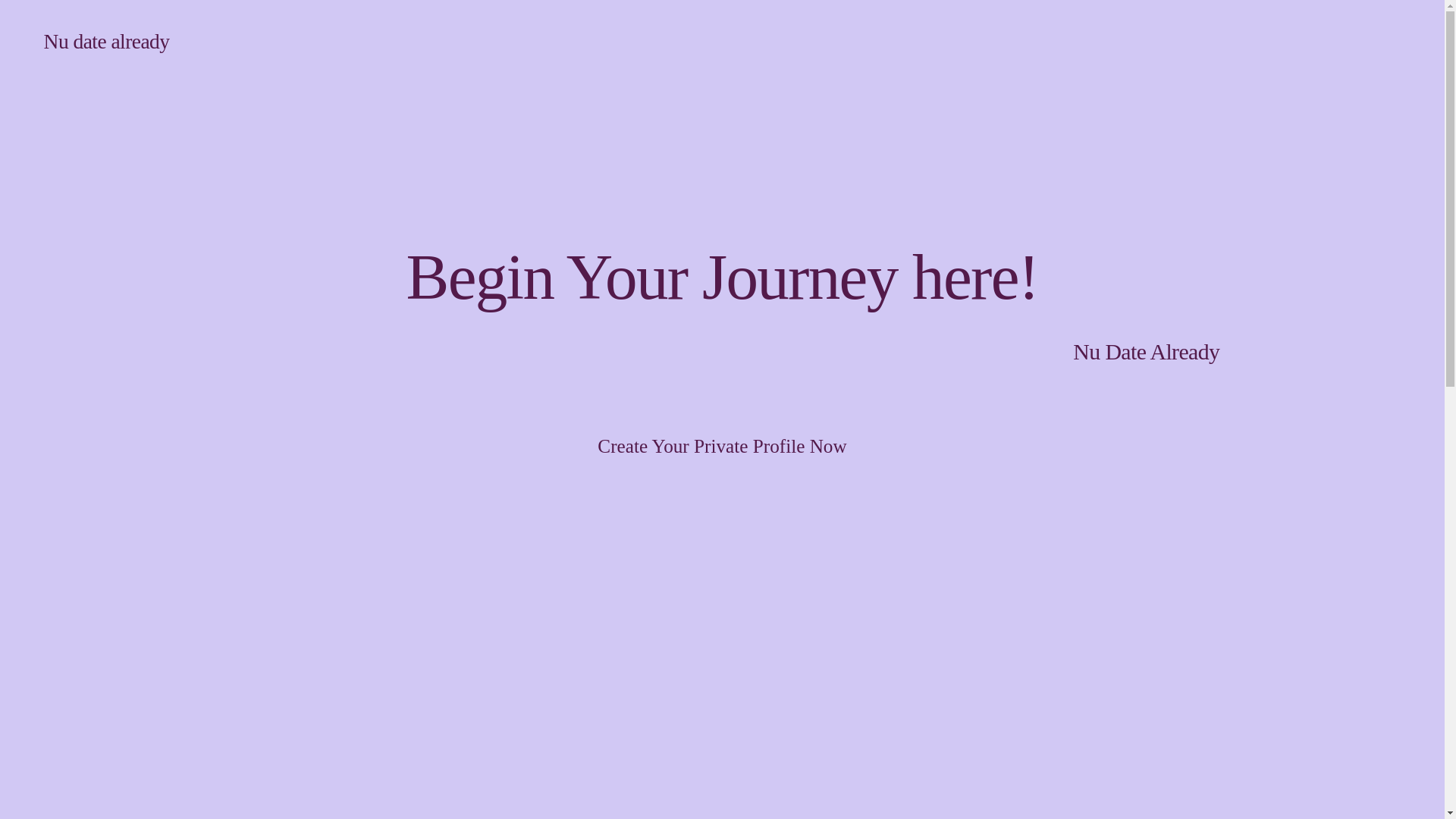 website screenshot of https://nudatealready.com/