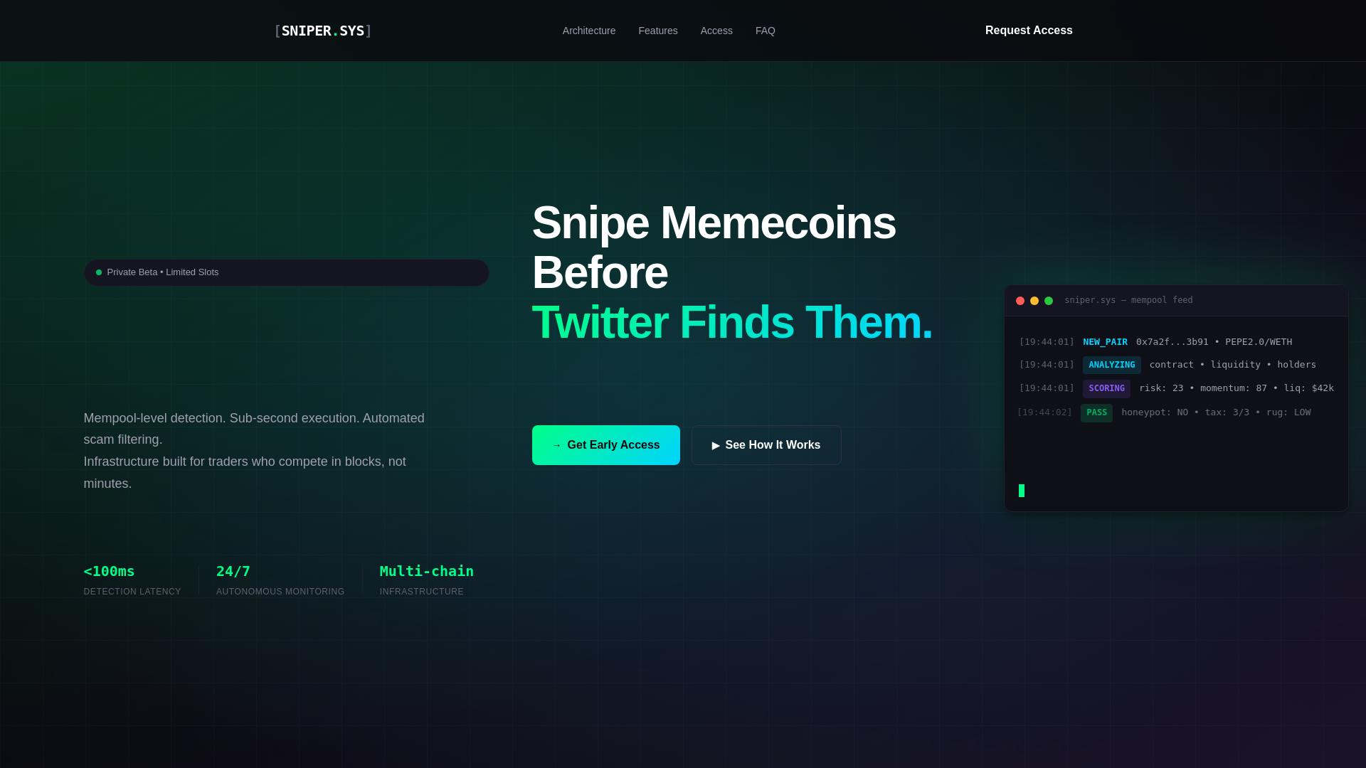 website screenshot of https://dexscreener.sbs/