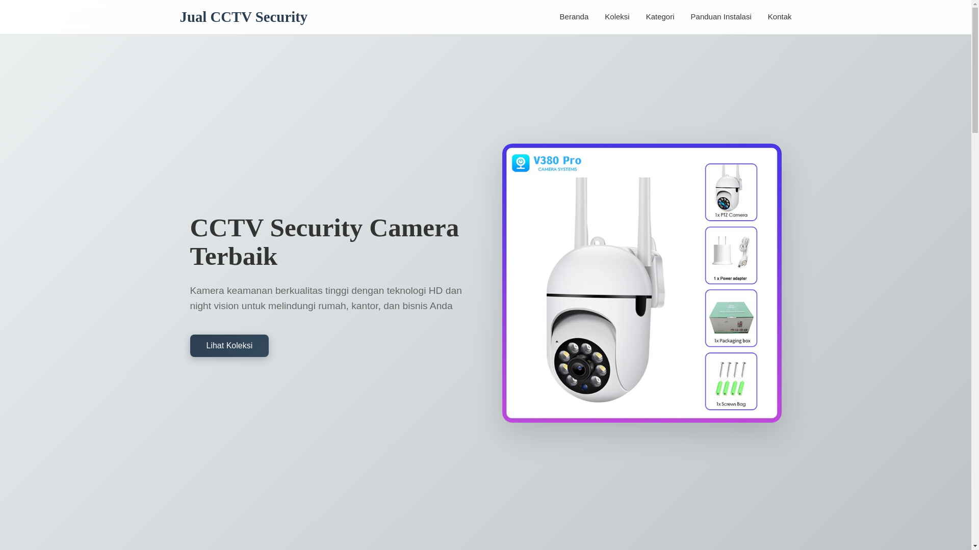 website screenshot of https://cctvsecuritydisini.pages.dev/