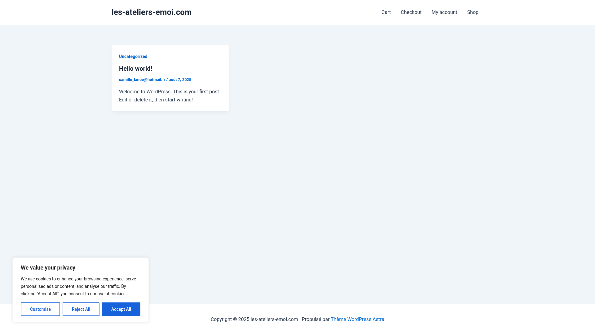 website screenshot of https://les-ateliers-emoi.com/