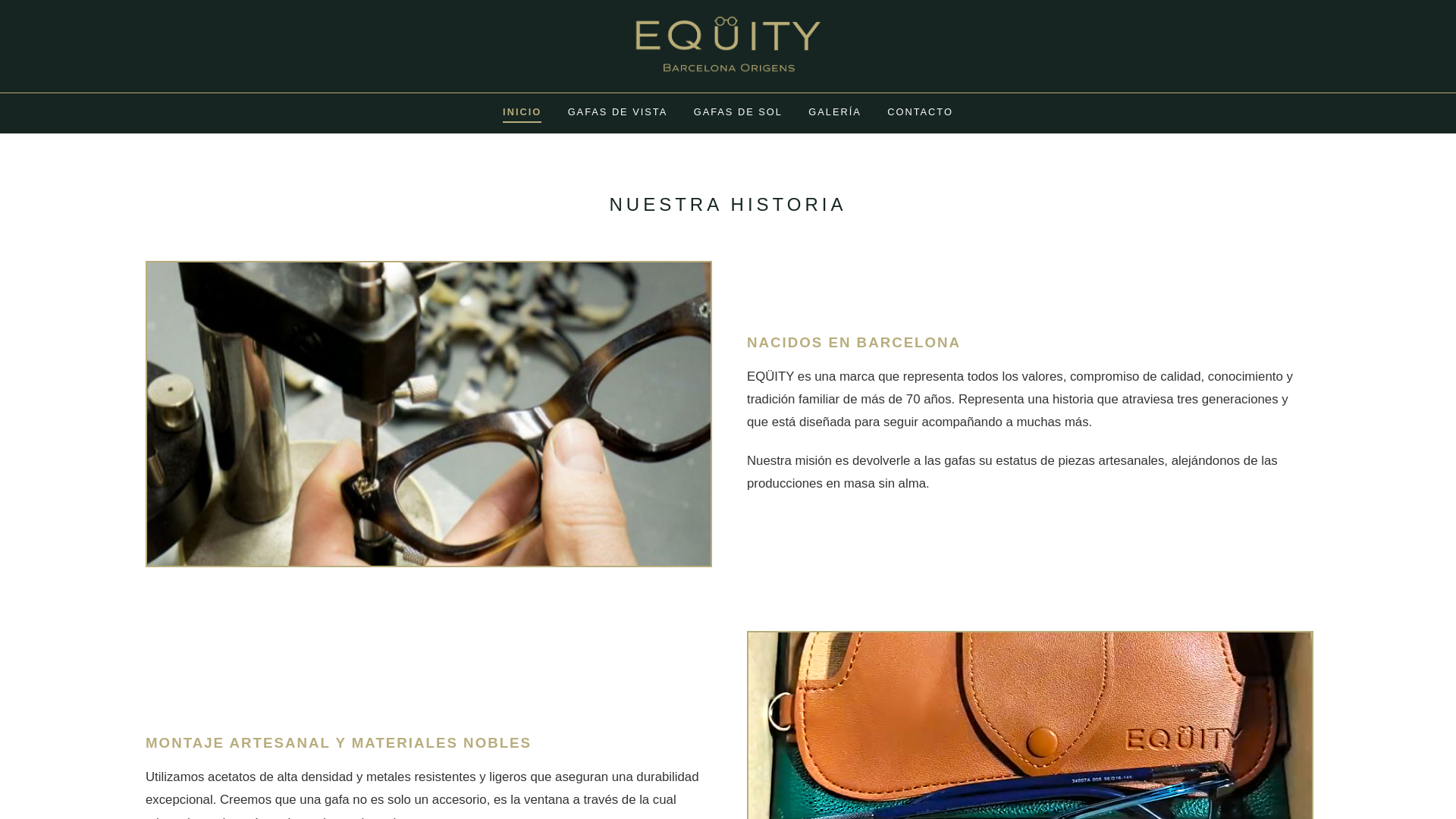 website screenshot of https://equitybarcelona.com/