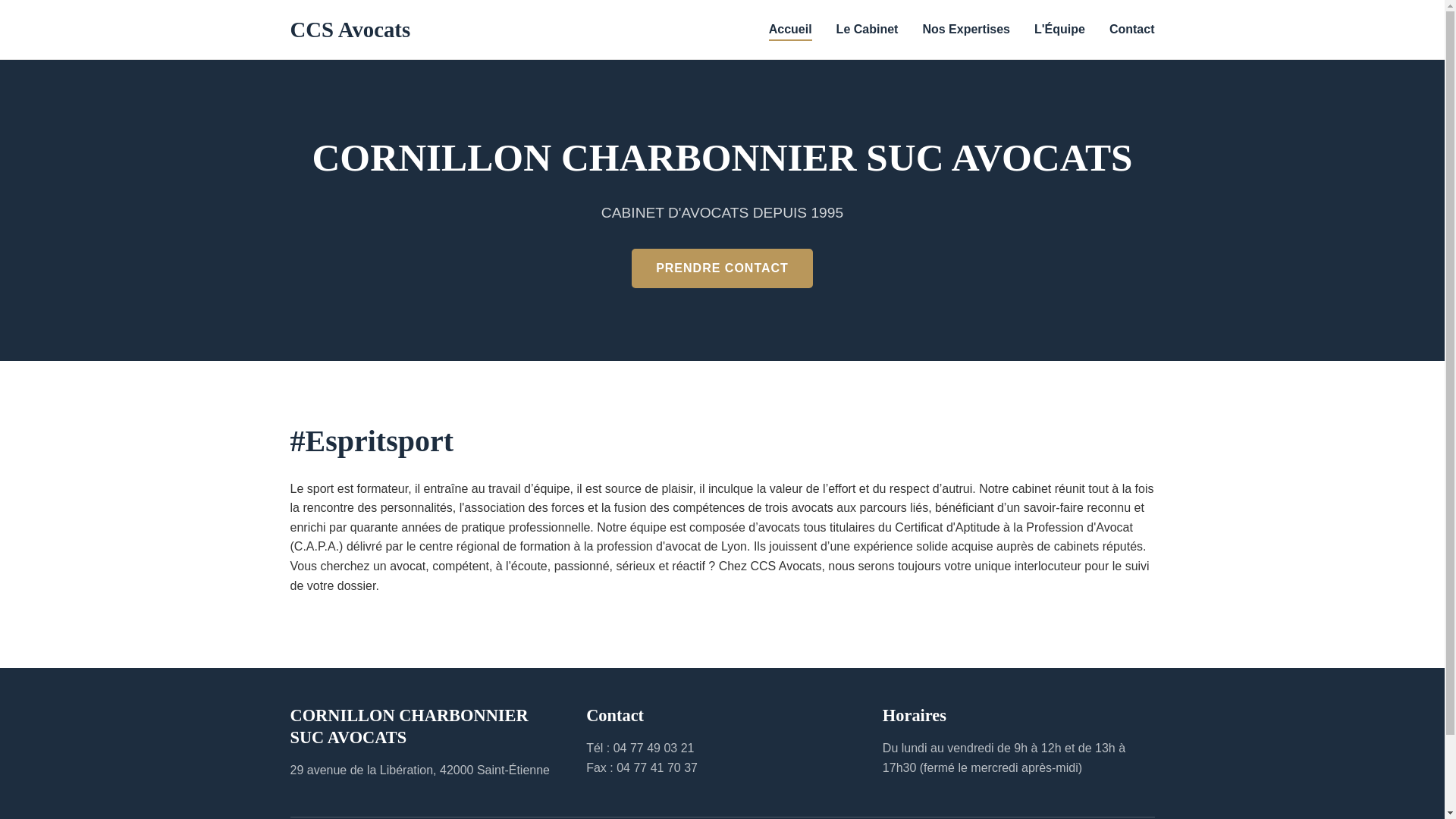 website screenshot of https://demo-ccs-avocats-v1.pages.dev/