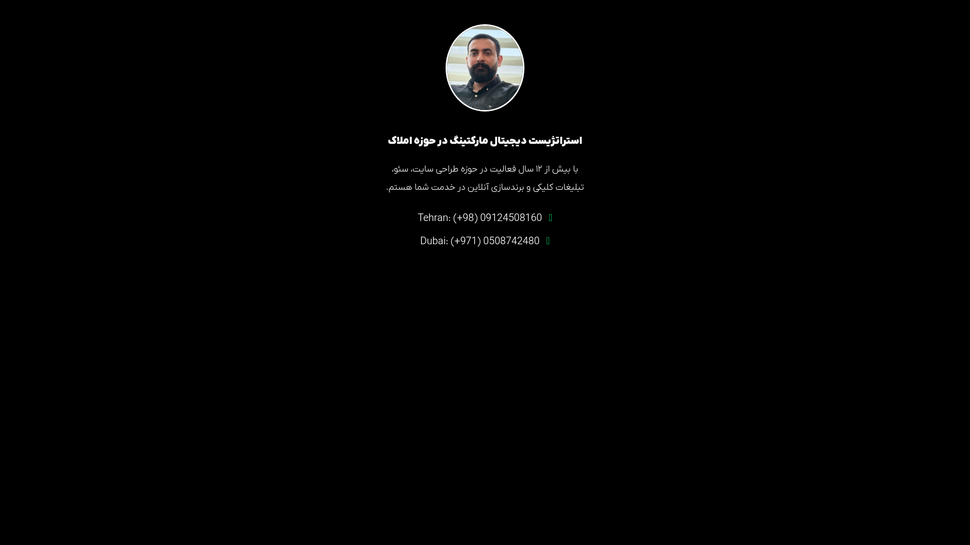 website screenshot of https://mehdi-mousavi.com/