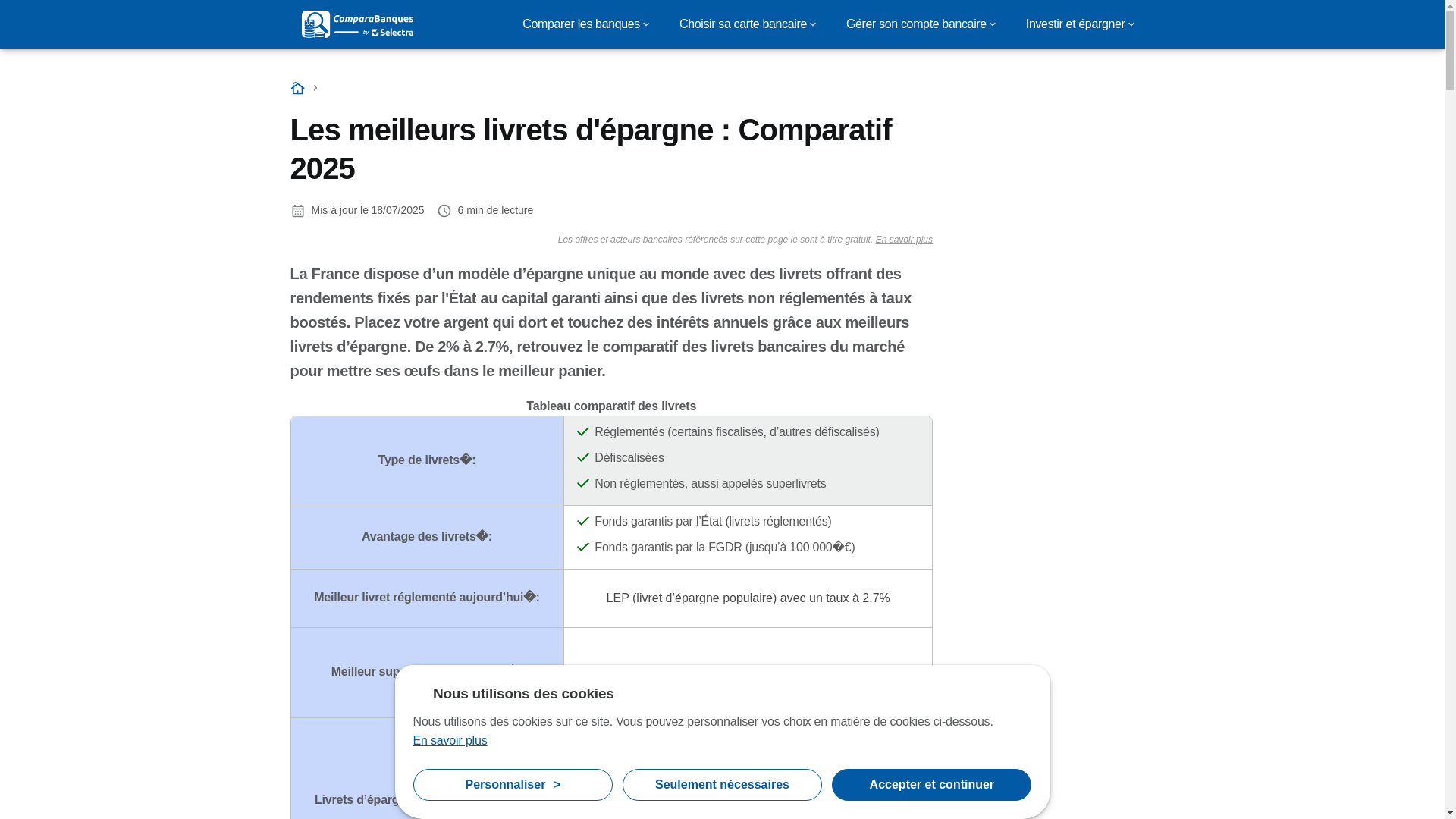 website screenshot of https://livretstracker.com/