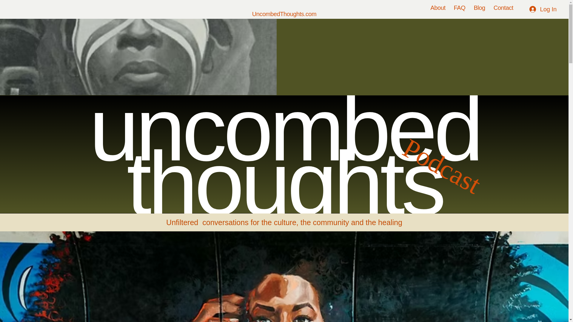 website screenshot of https://theuncombedthoughts.com/