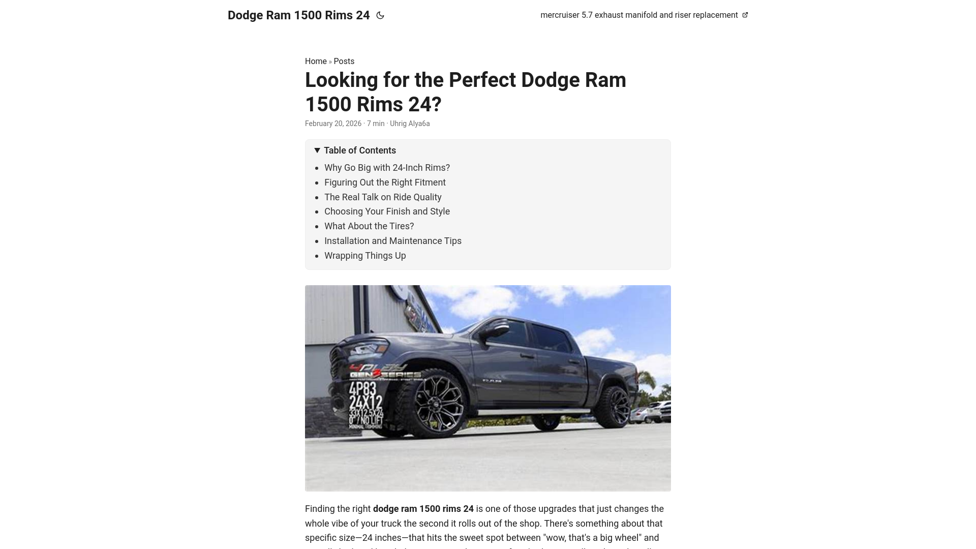 website screenshot of https://dodge-ram-1500-rims-24.pages.dev/