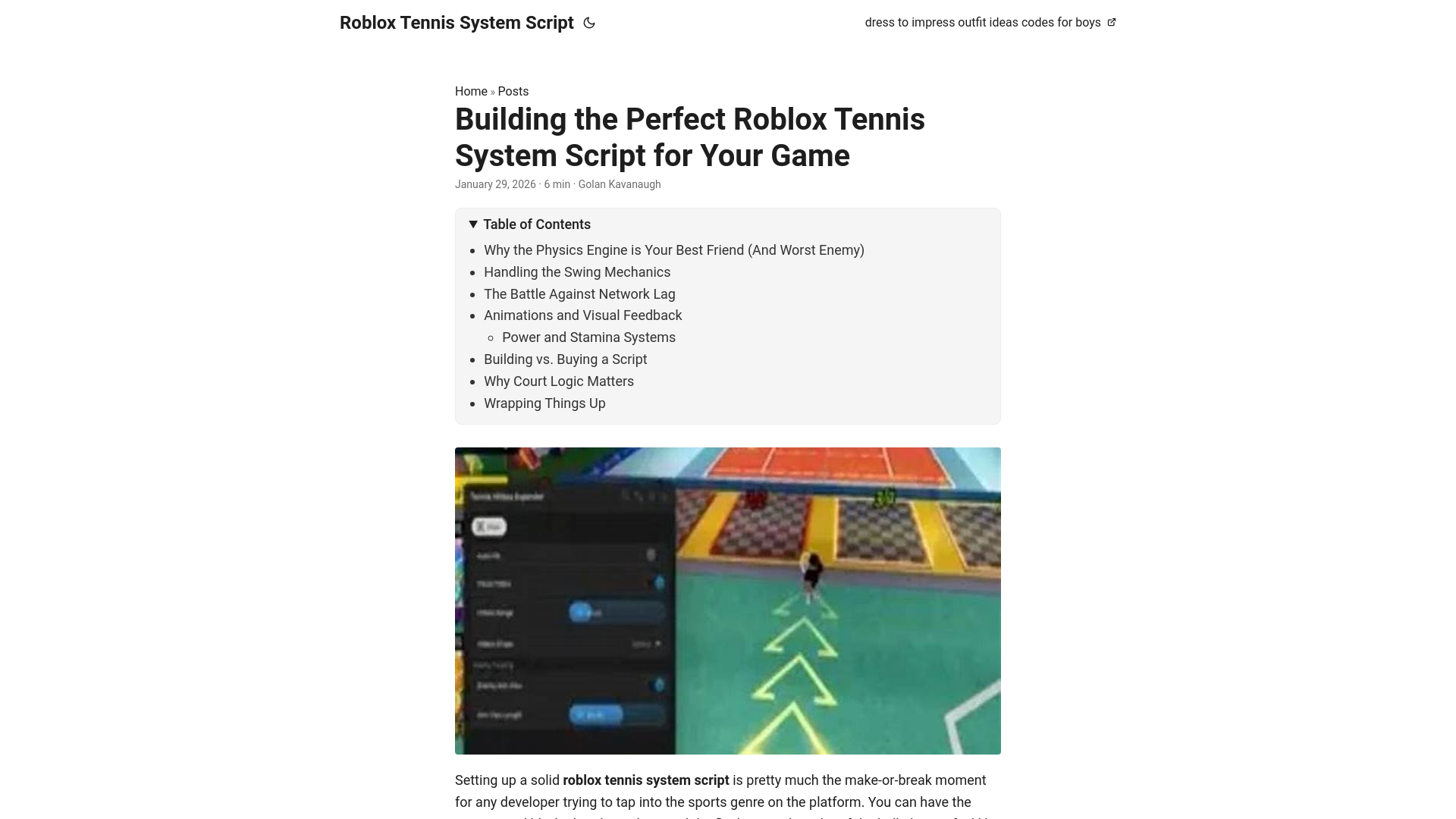 website screenshot of https://robloxtennissystemscript.pages.dev/