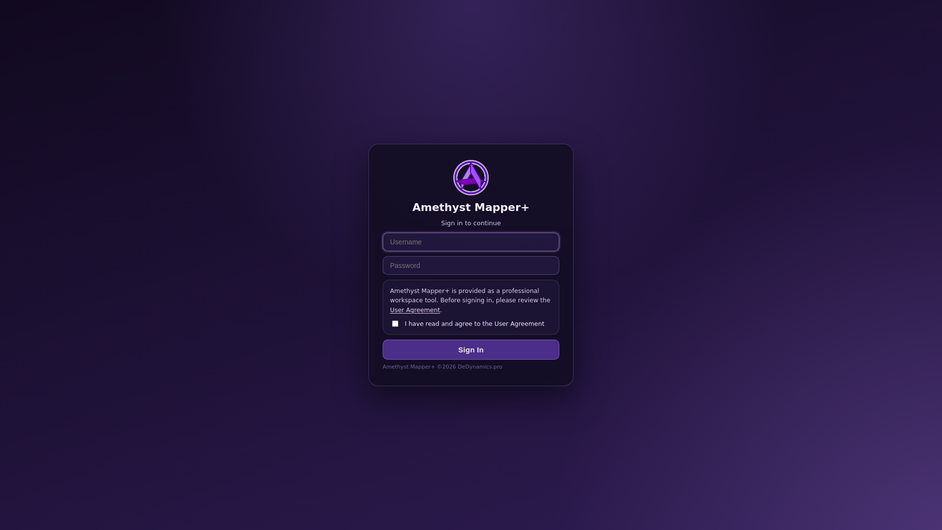 website screenshot of https://amethyst-mapper-plus.pages.dev/